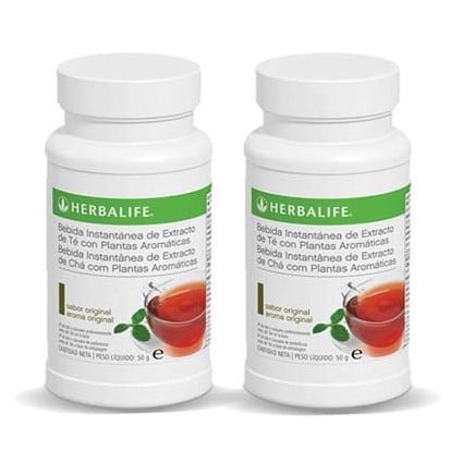 Dos Instantánea de Hierbas a base de Té Herbalife de 51g + 51g
