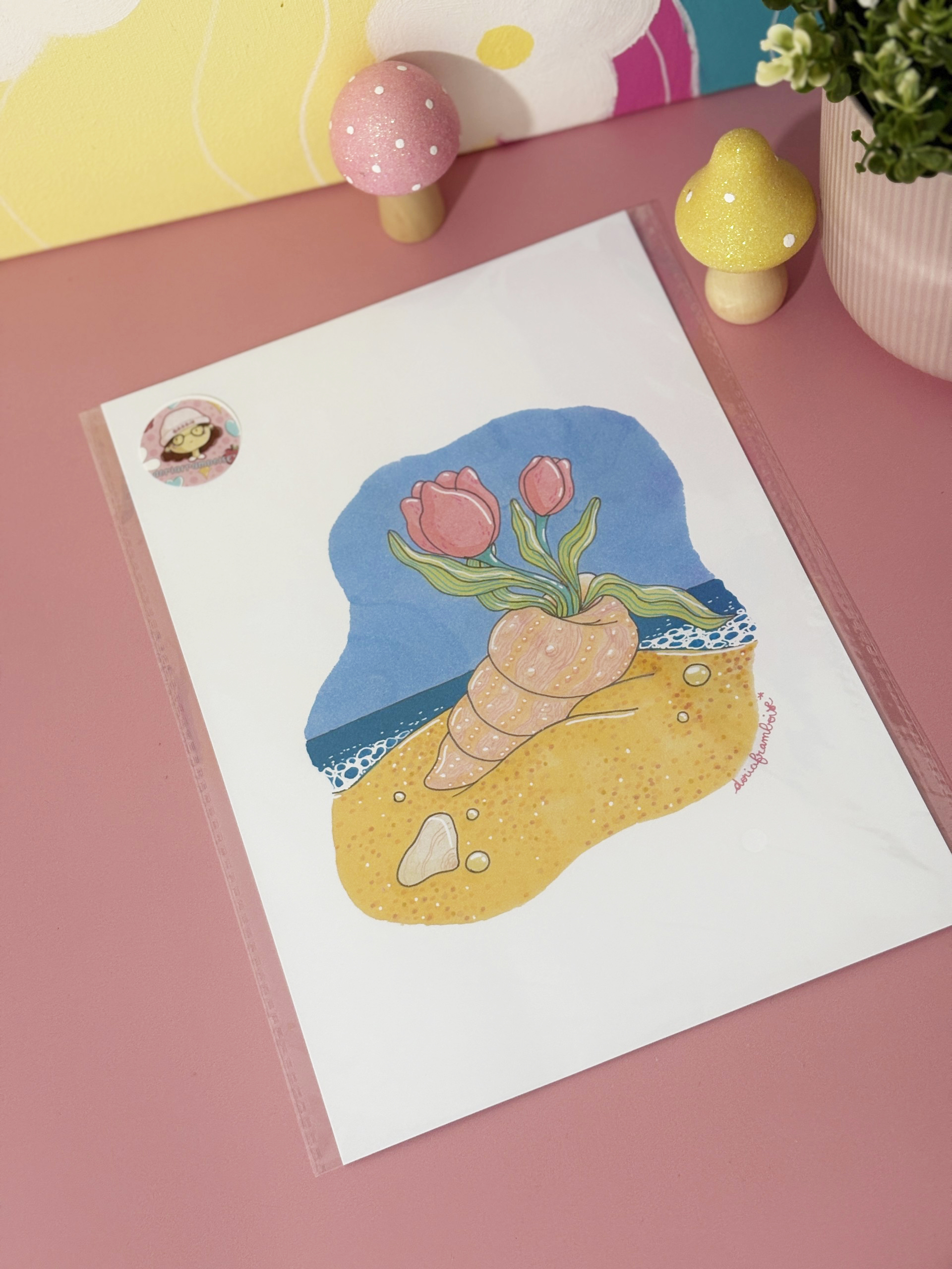 Print A4 - Blooming Shell