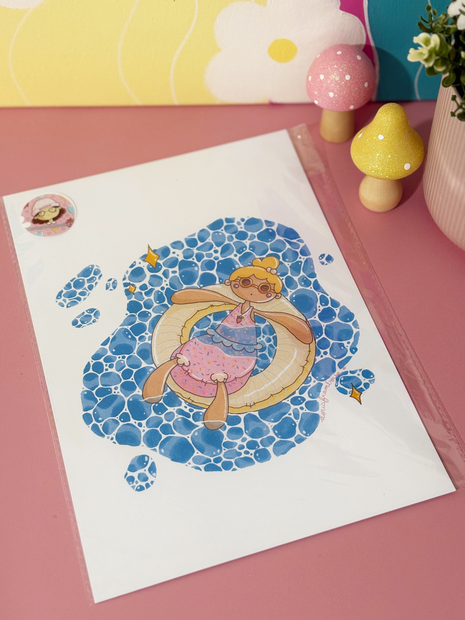 Print A4 - Pool Party