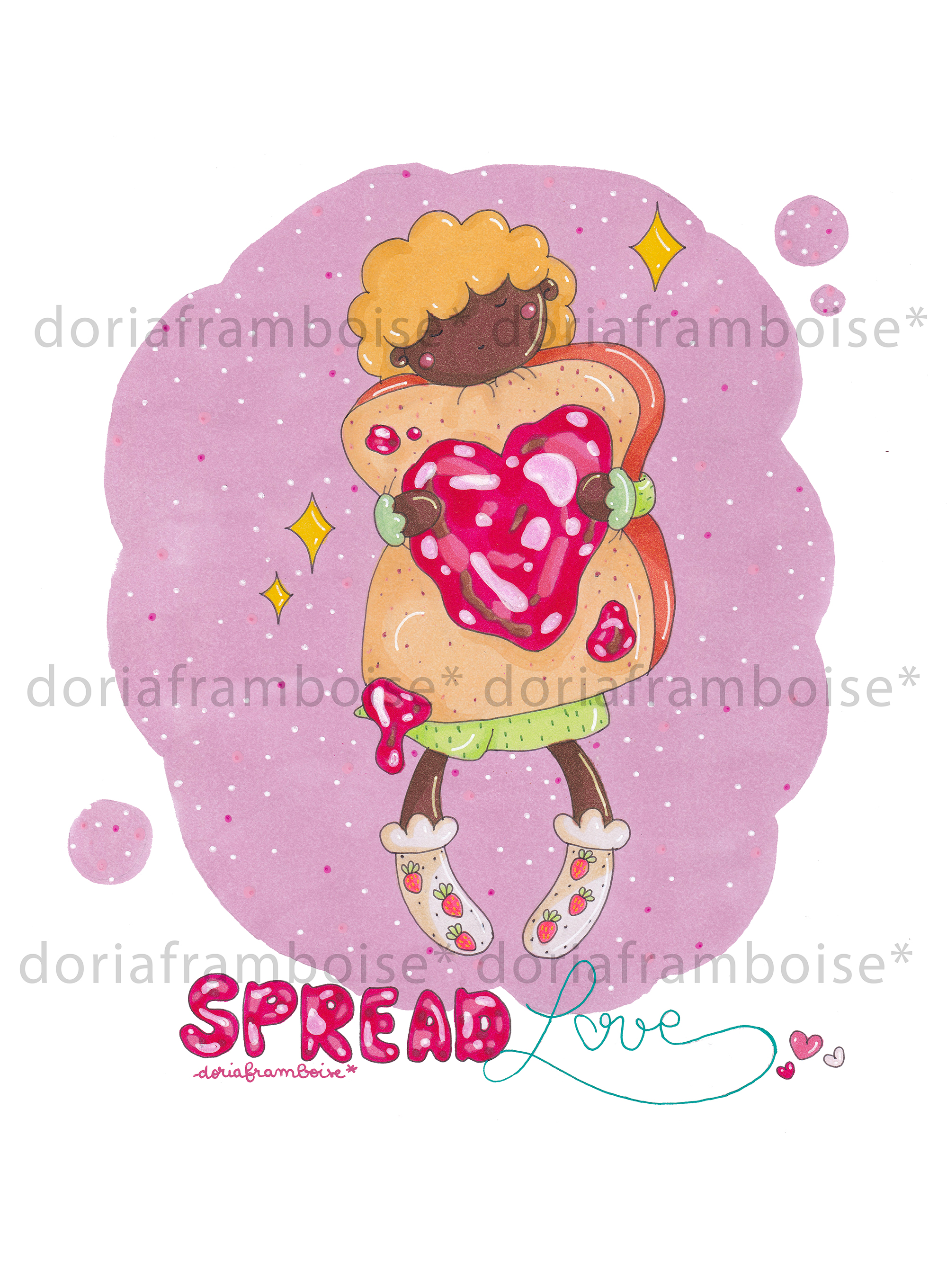 Print A4 - Spread Love