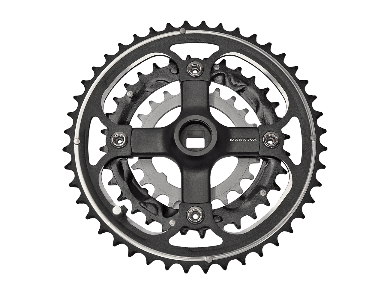 Chainset spider – Triple 22/32/44T – Alloy