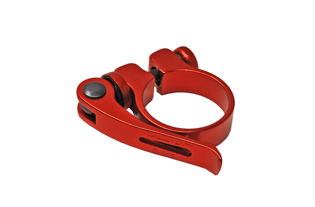 Seat post clamp- Red 38mm
