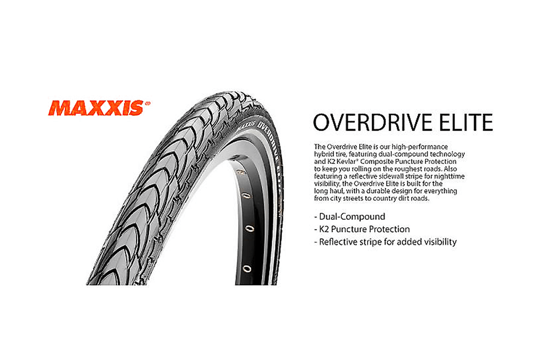 Tire – MAXXIS OVERDRIVE ELITE – 26” x 1.75”