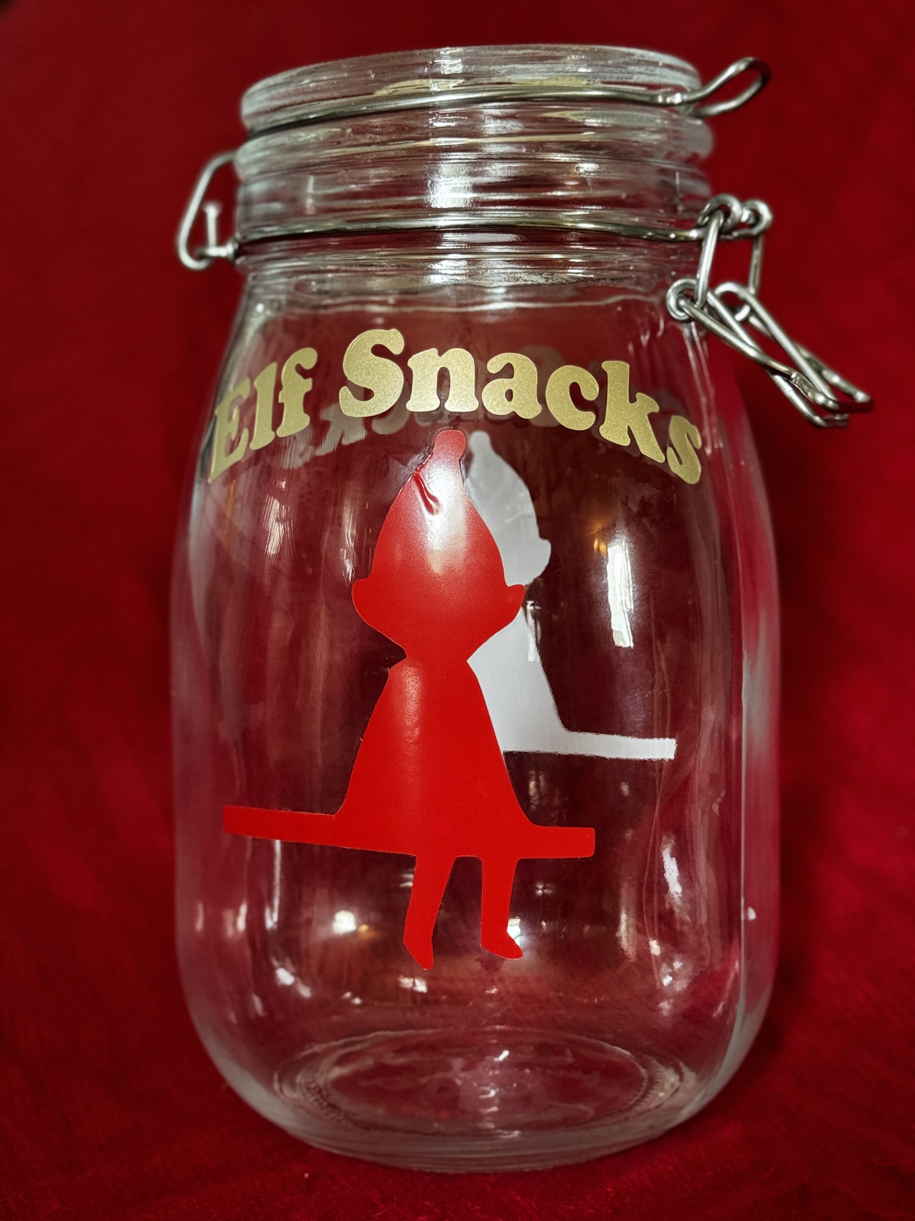 Elf Snacks Jar