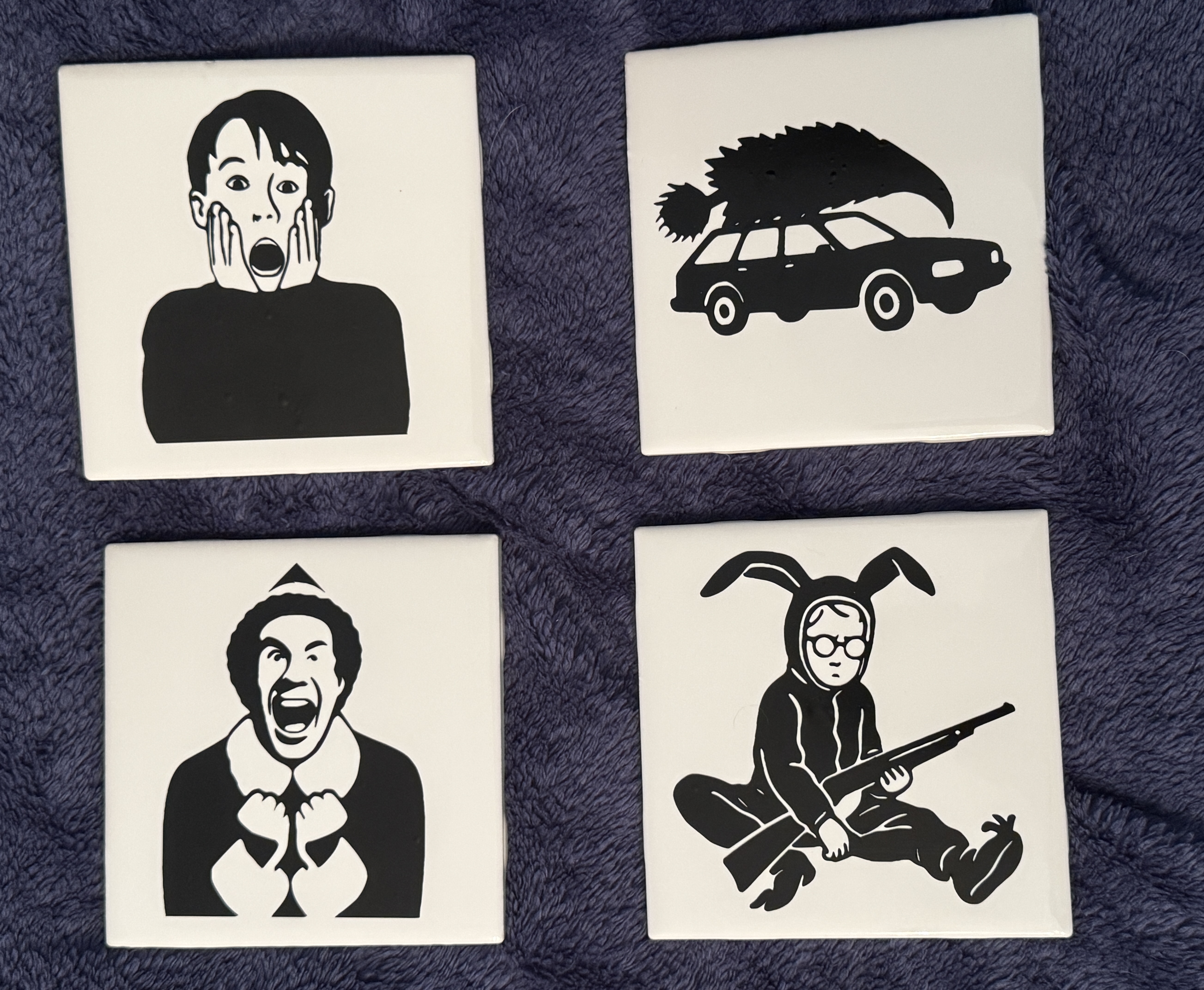 Christmas Movie Coasters