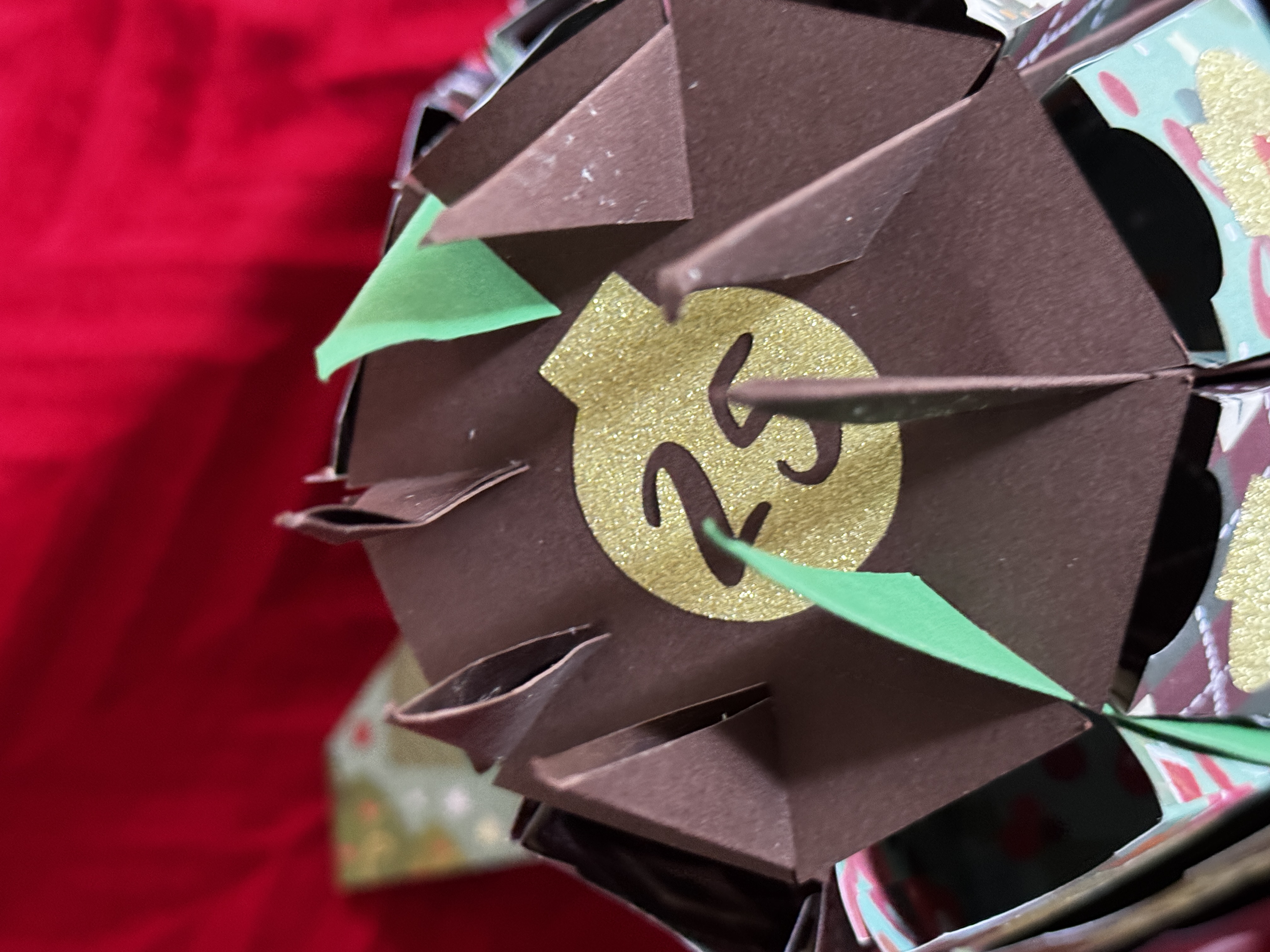 Christmas Tree Advent Calendar