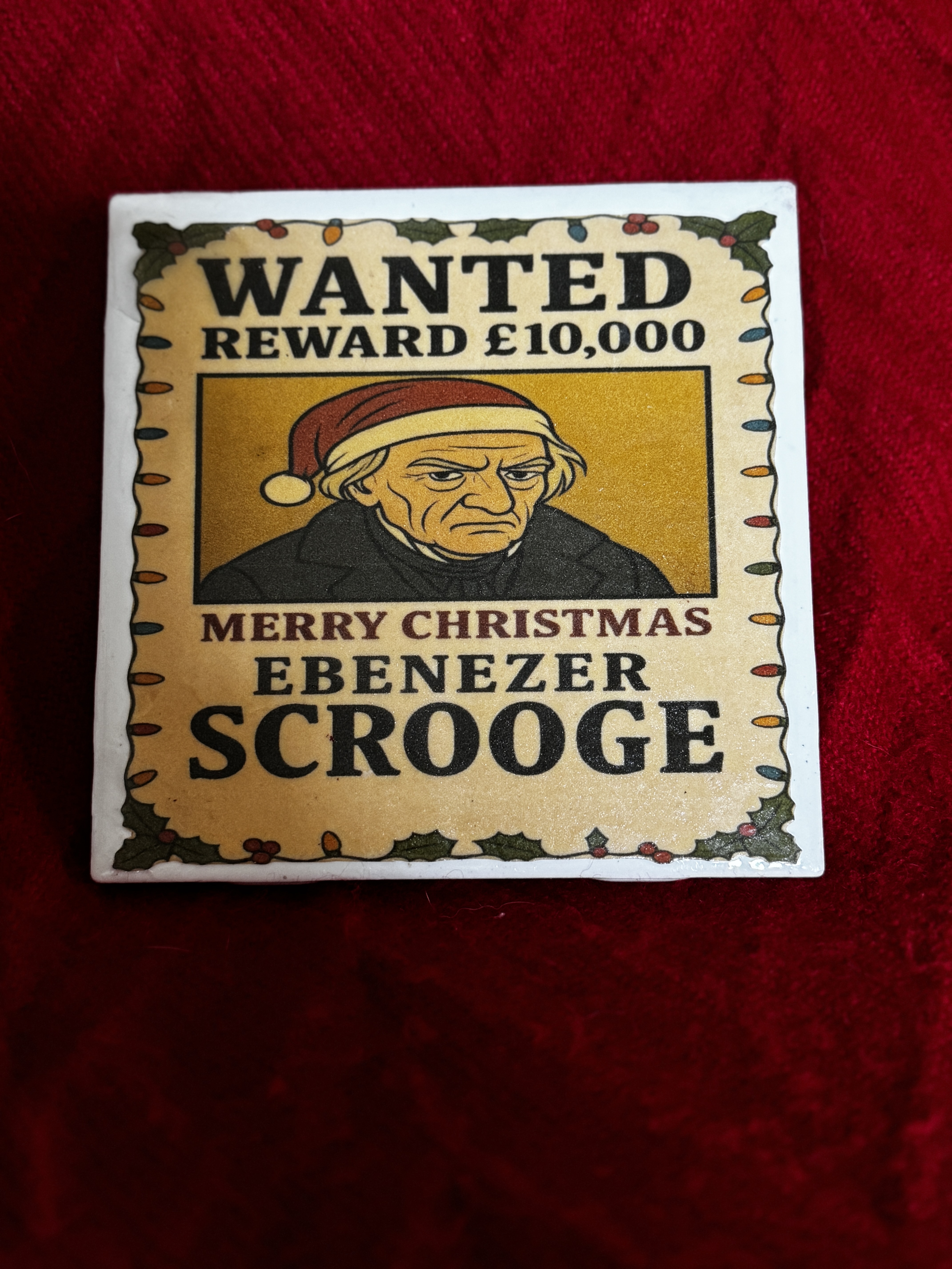 Christmas Villians Themed Coasters