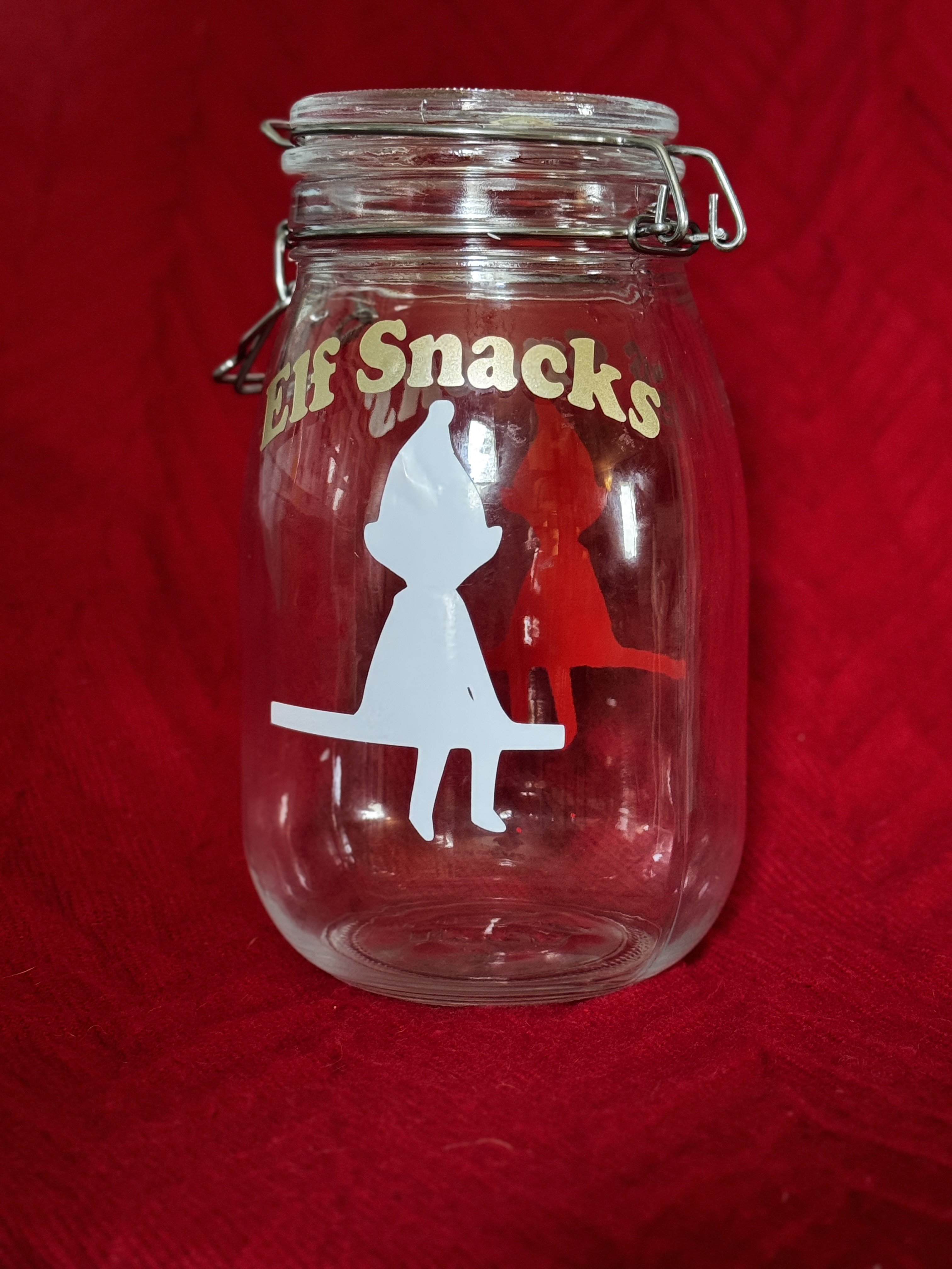 Elf Snacks Jar