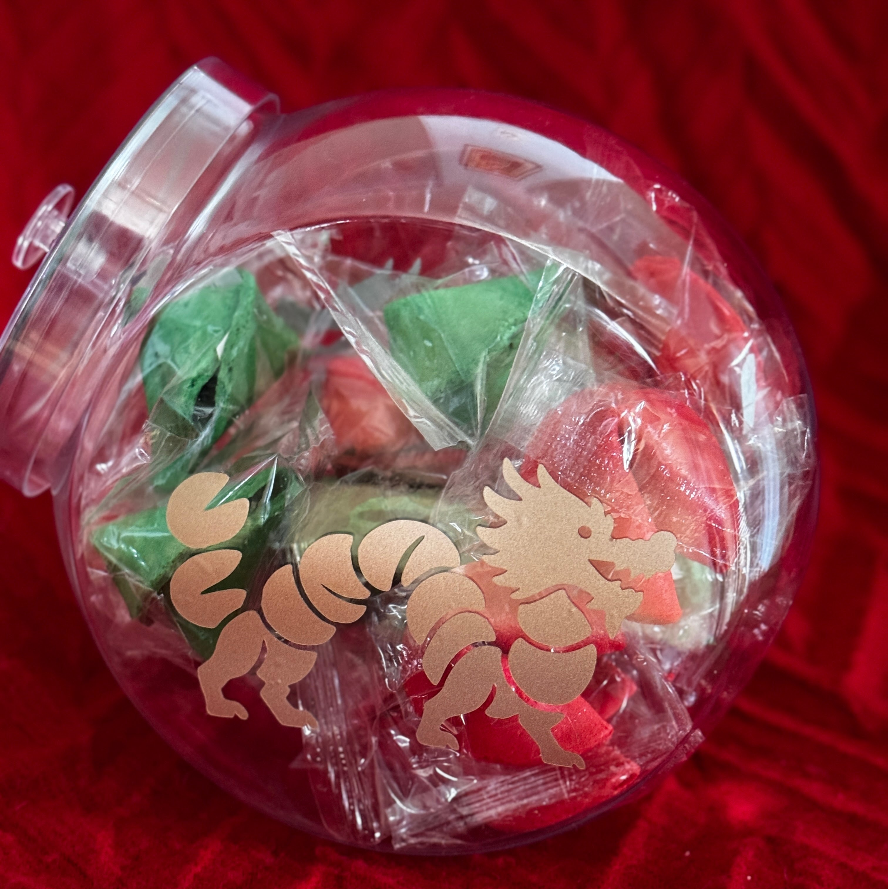 Christmas Fortune Cookie Jar