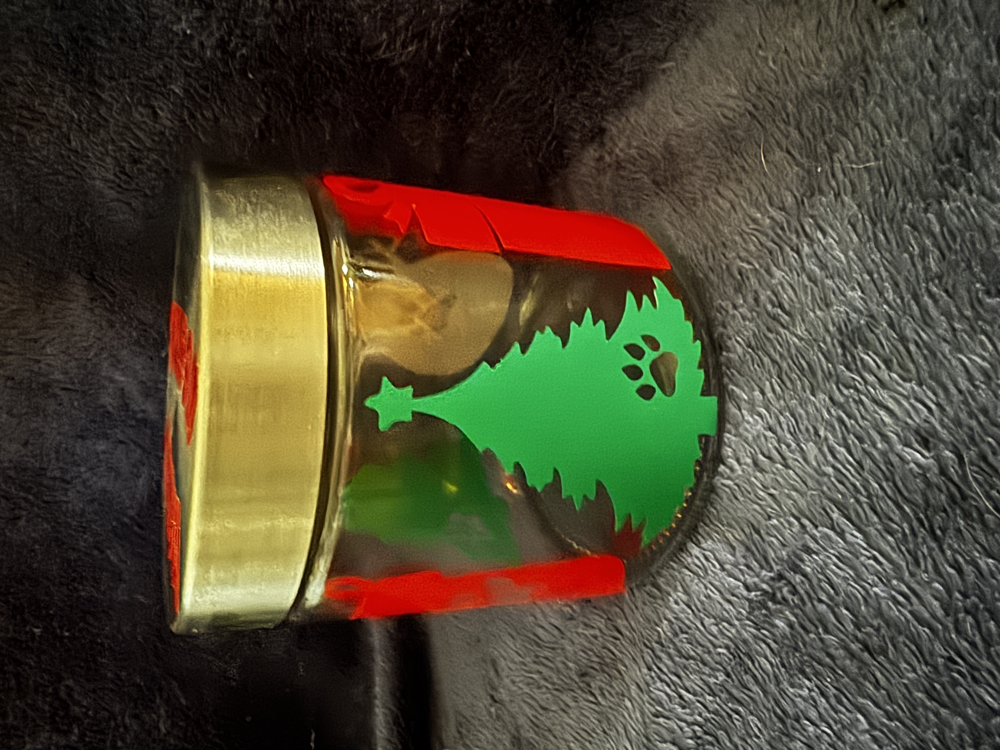 Holiday Dog Treat Jar with Homemade Dog Treats