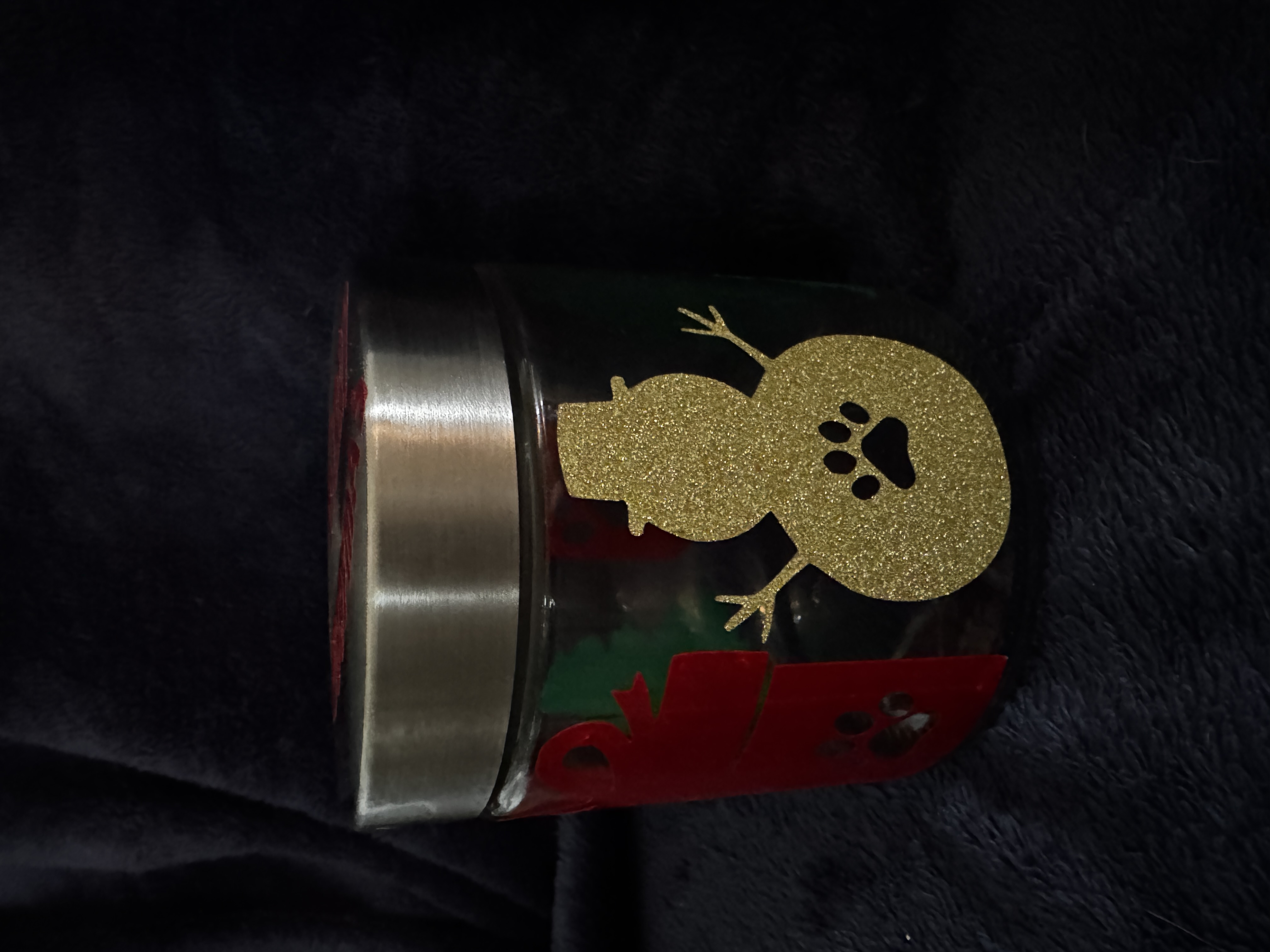 Holiday Dog Treat Jar with Homemade Dog Treats
