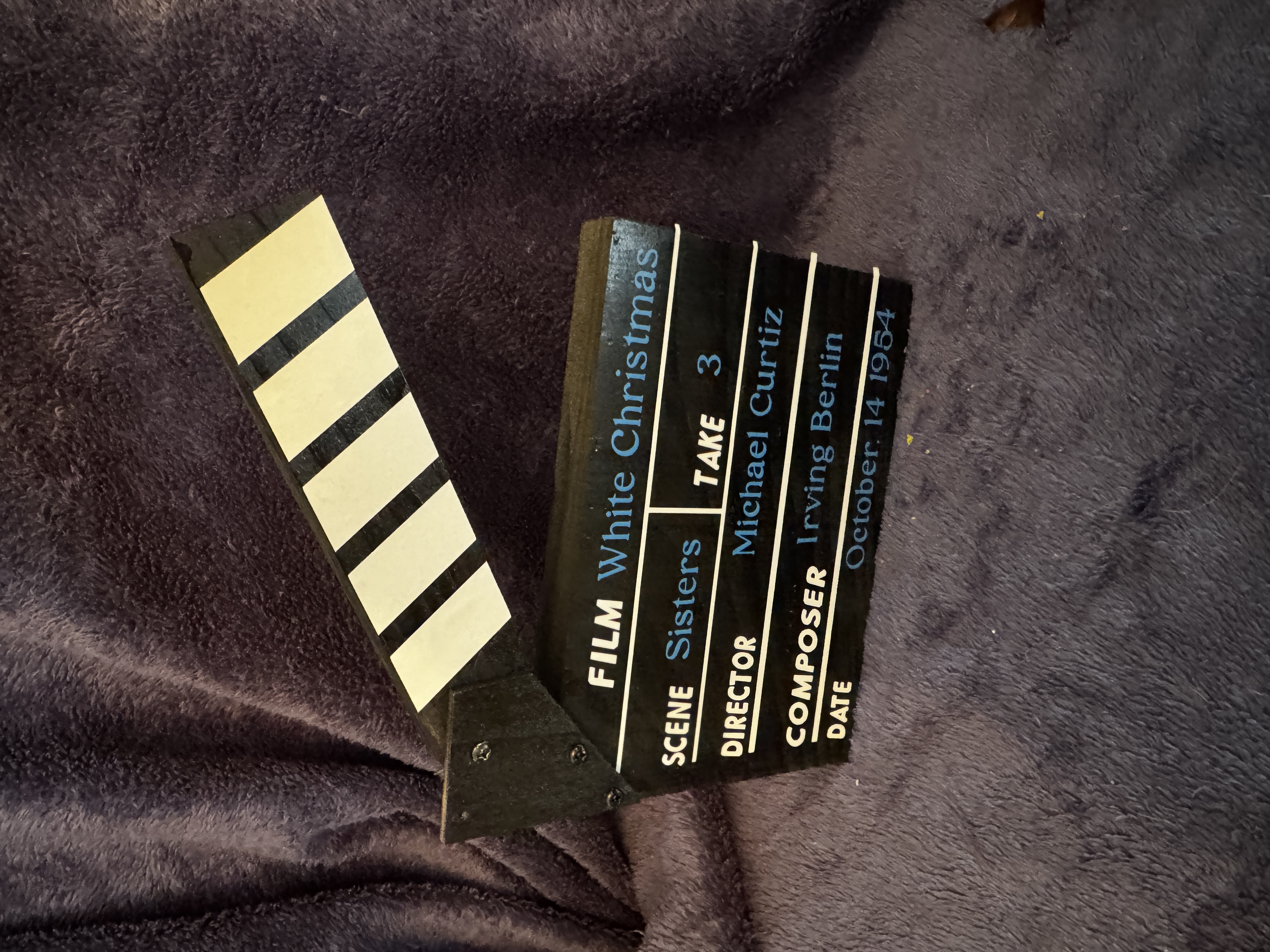 Christmas Movie Clapperboard