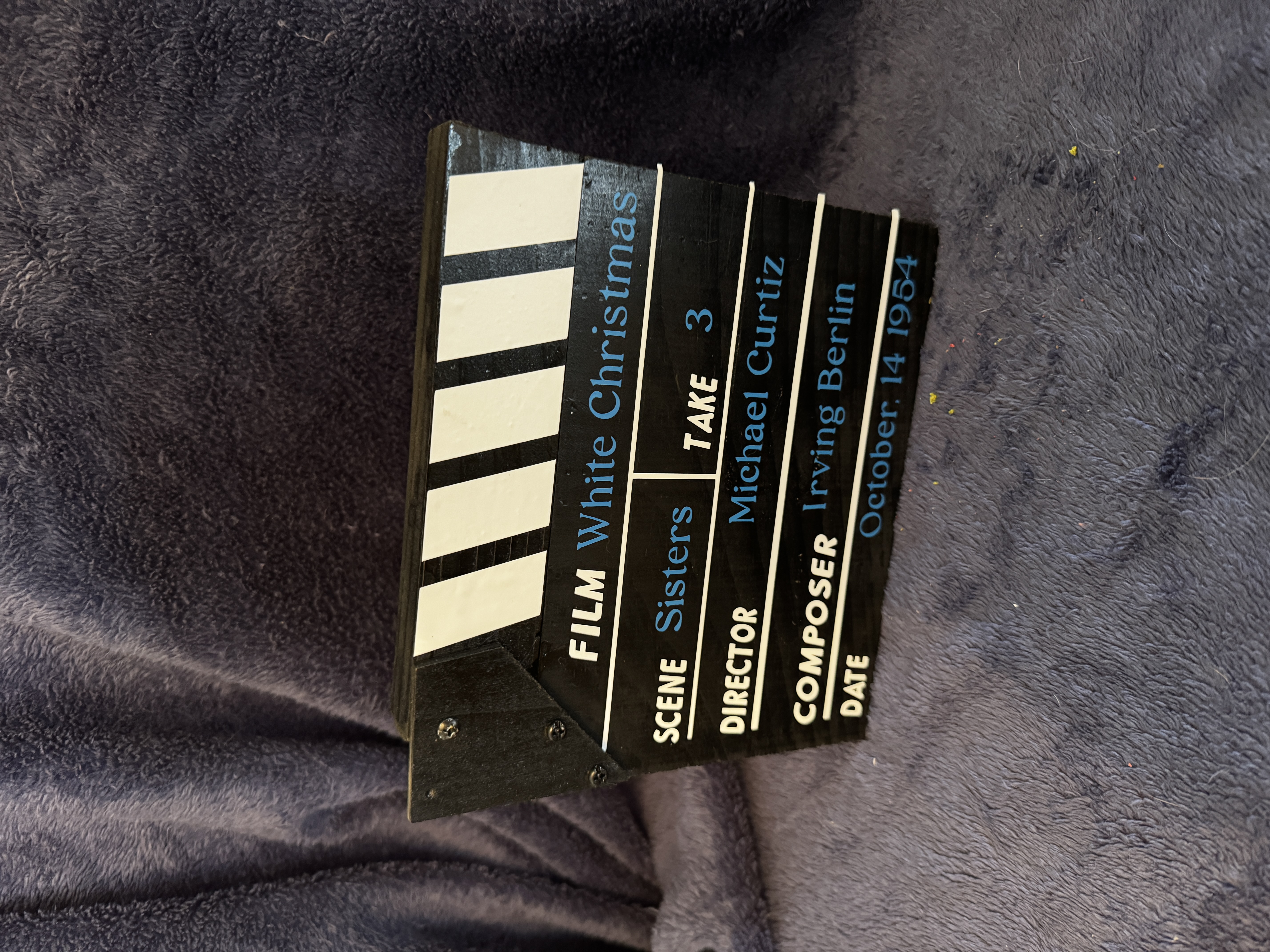 Christmas Movie Clapperboard