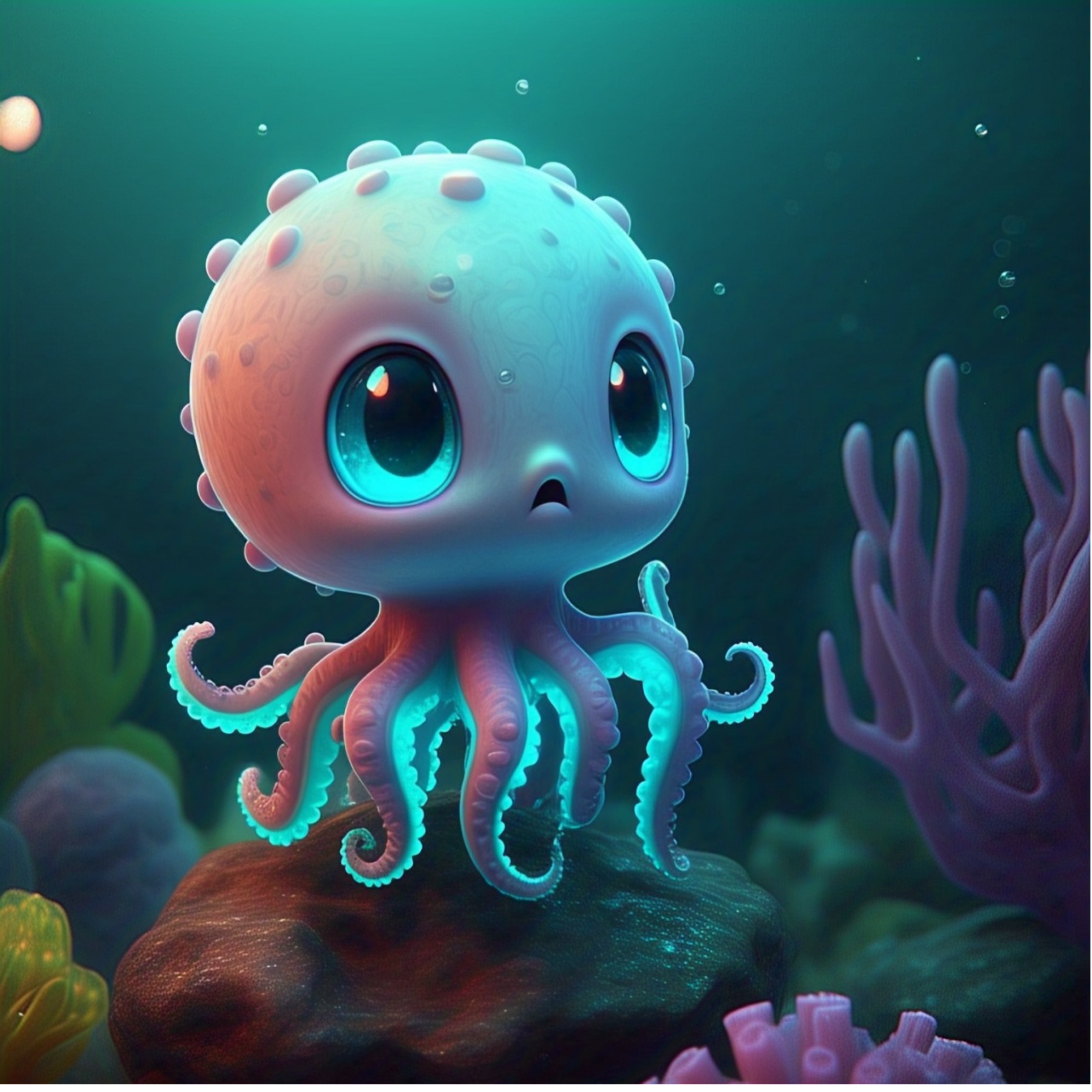 Cute Octopus Baby