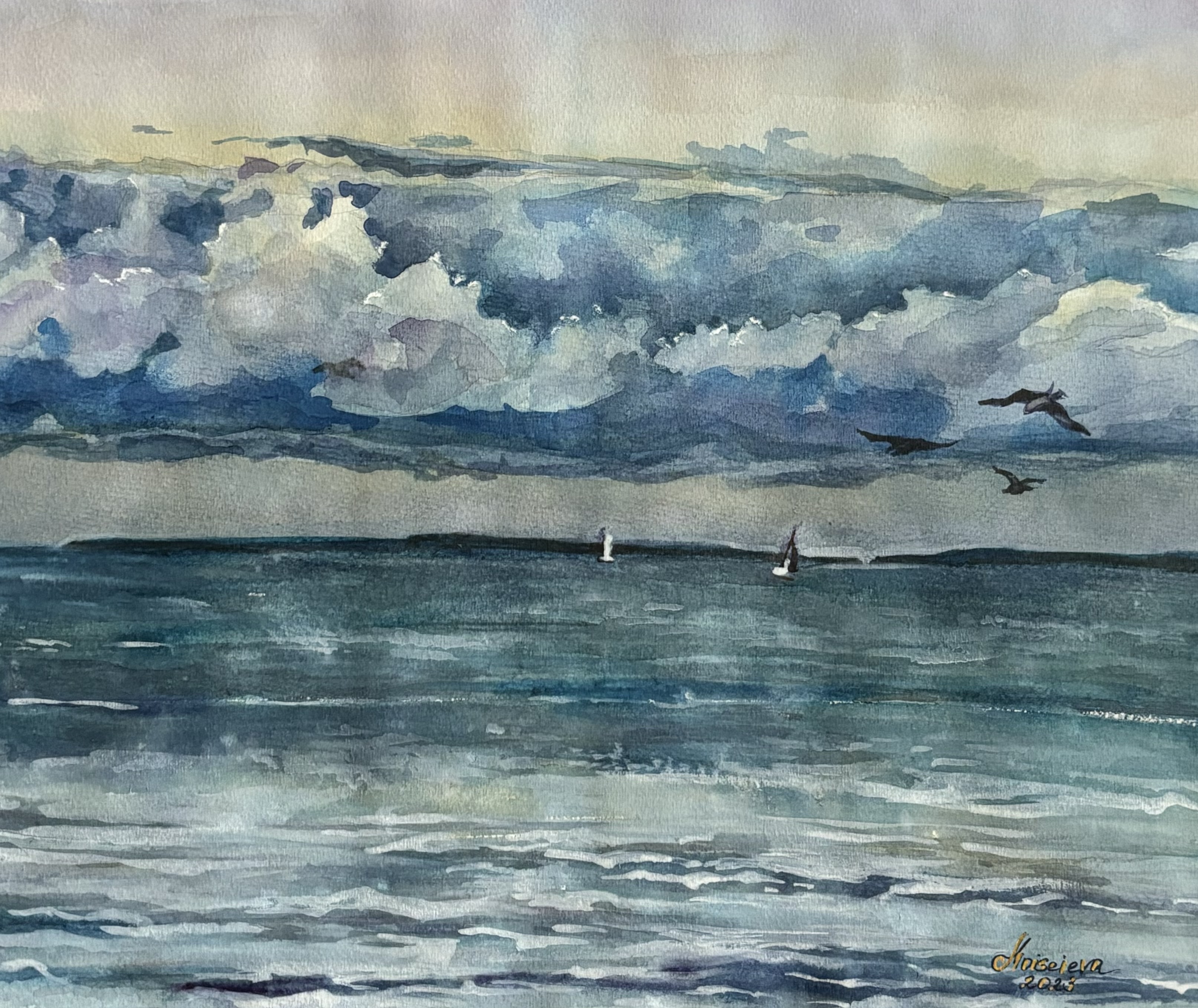 Mystery of the Sea Under the Embrace of the Sky