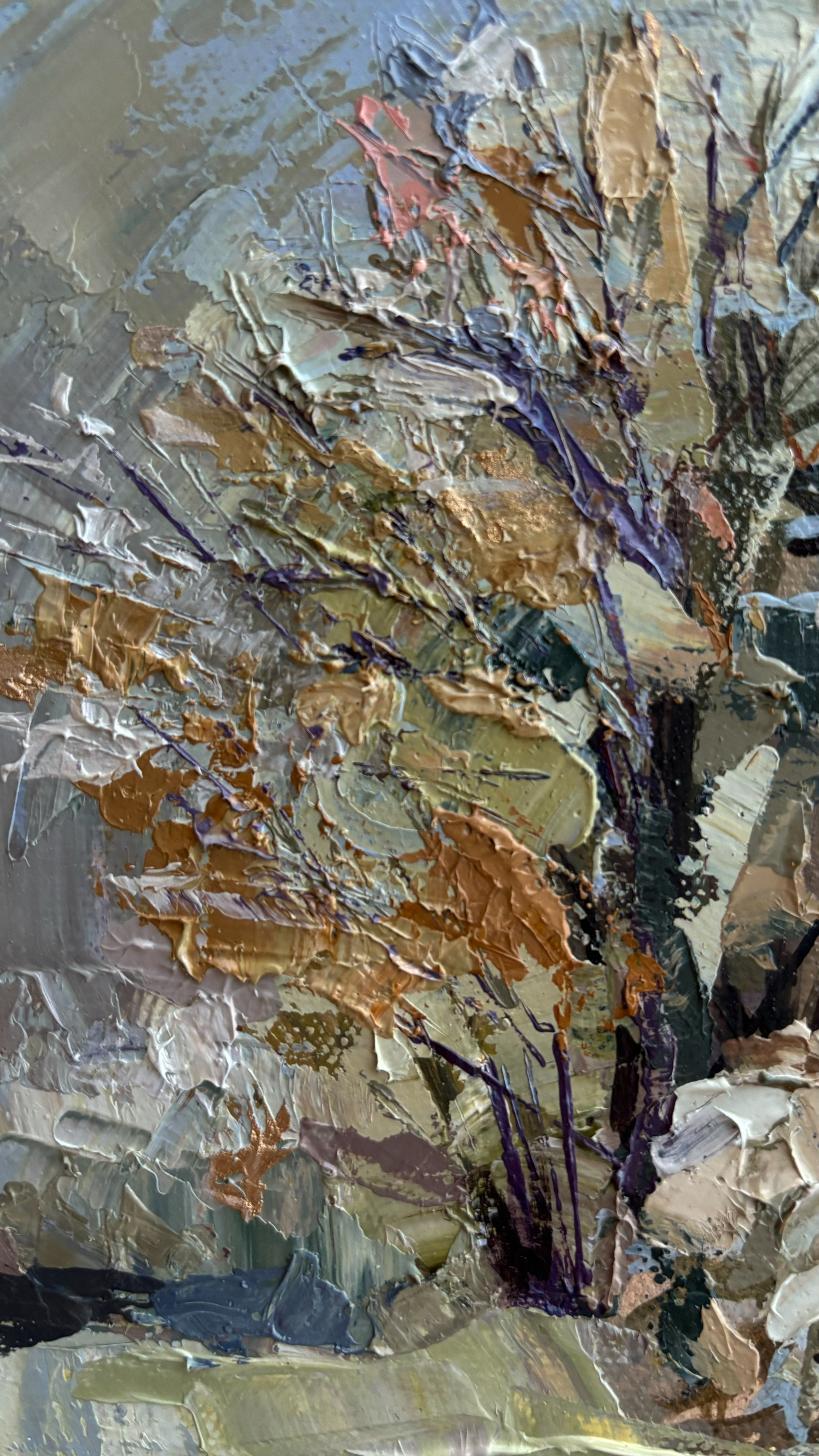 Golden Embrace of Snowy Tranquility