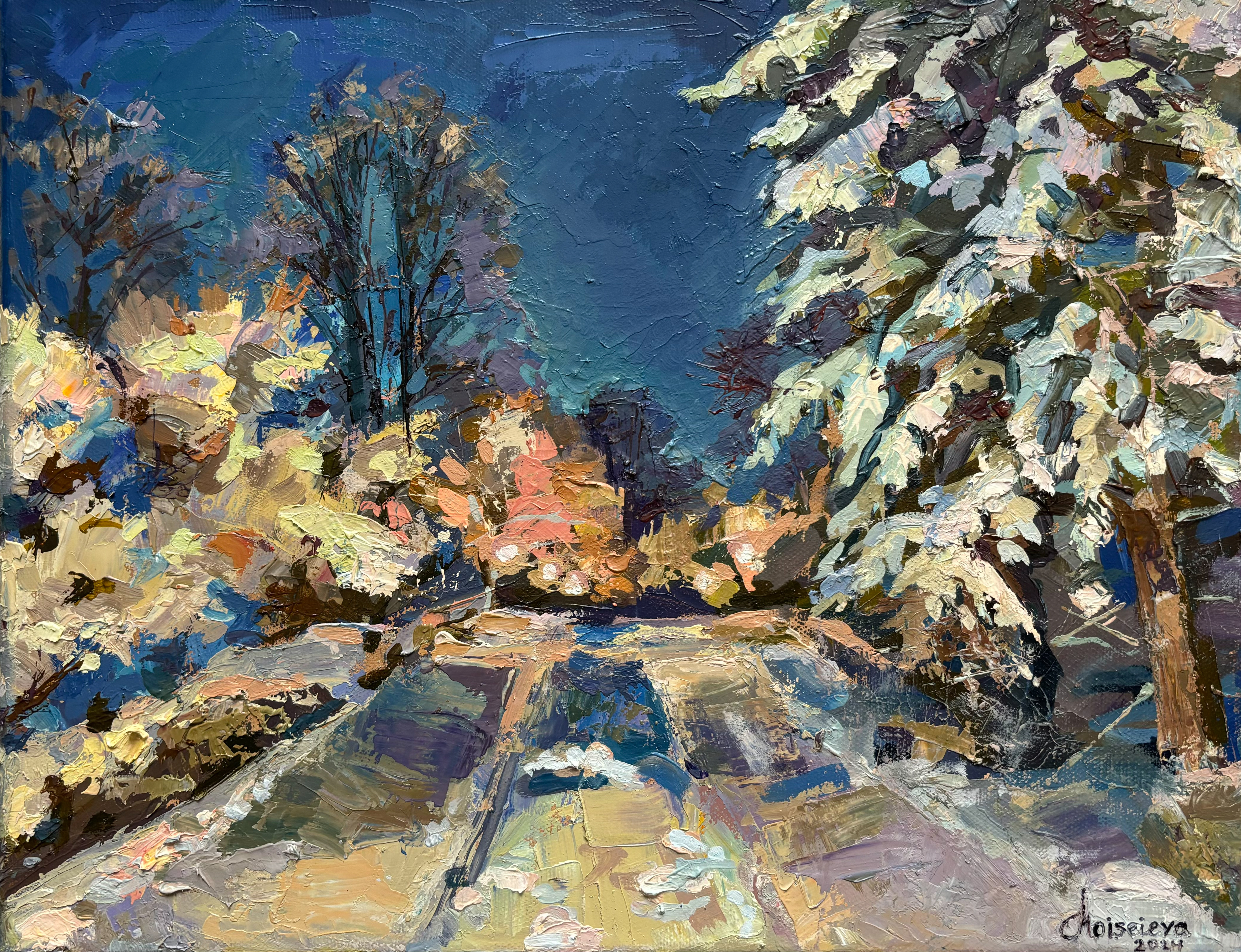 Twinkling Winter Evening