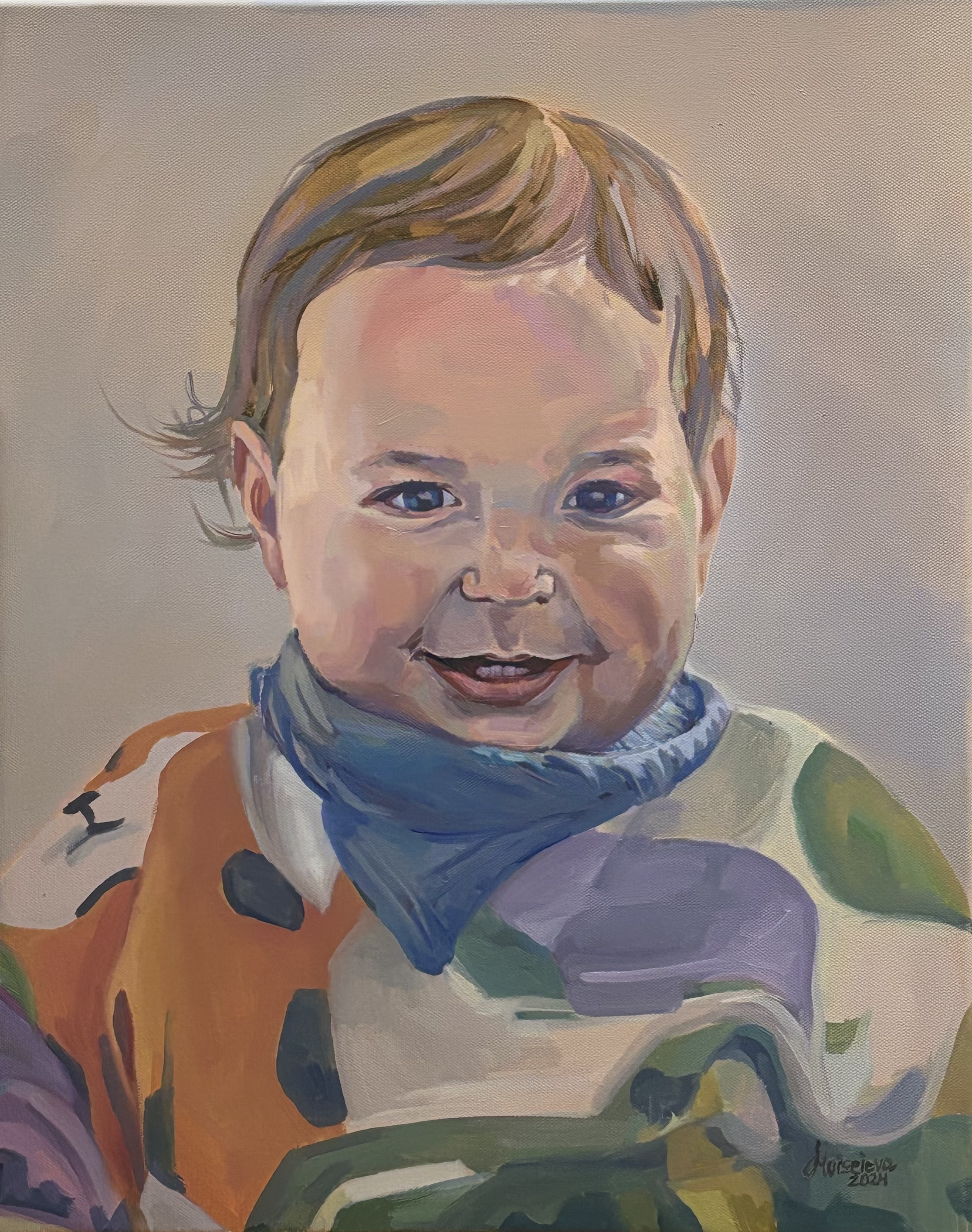 Inner Light | Custom Child Oil Portrait