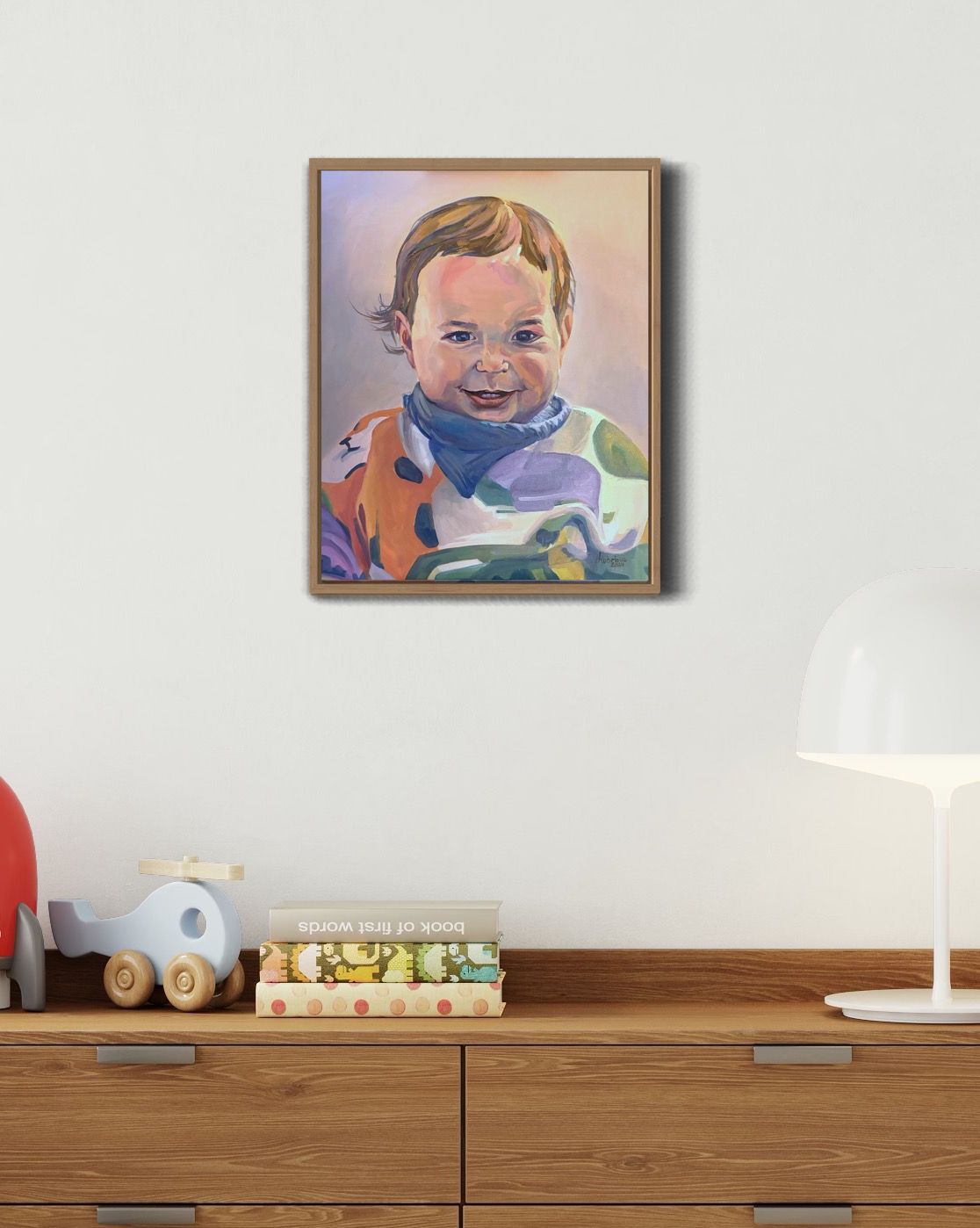 Inner Light | Custom Child Oil Portrait