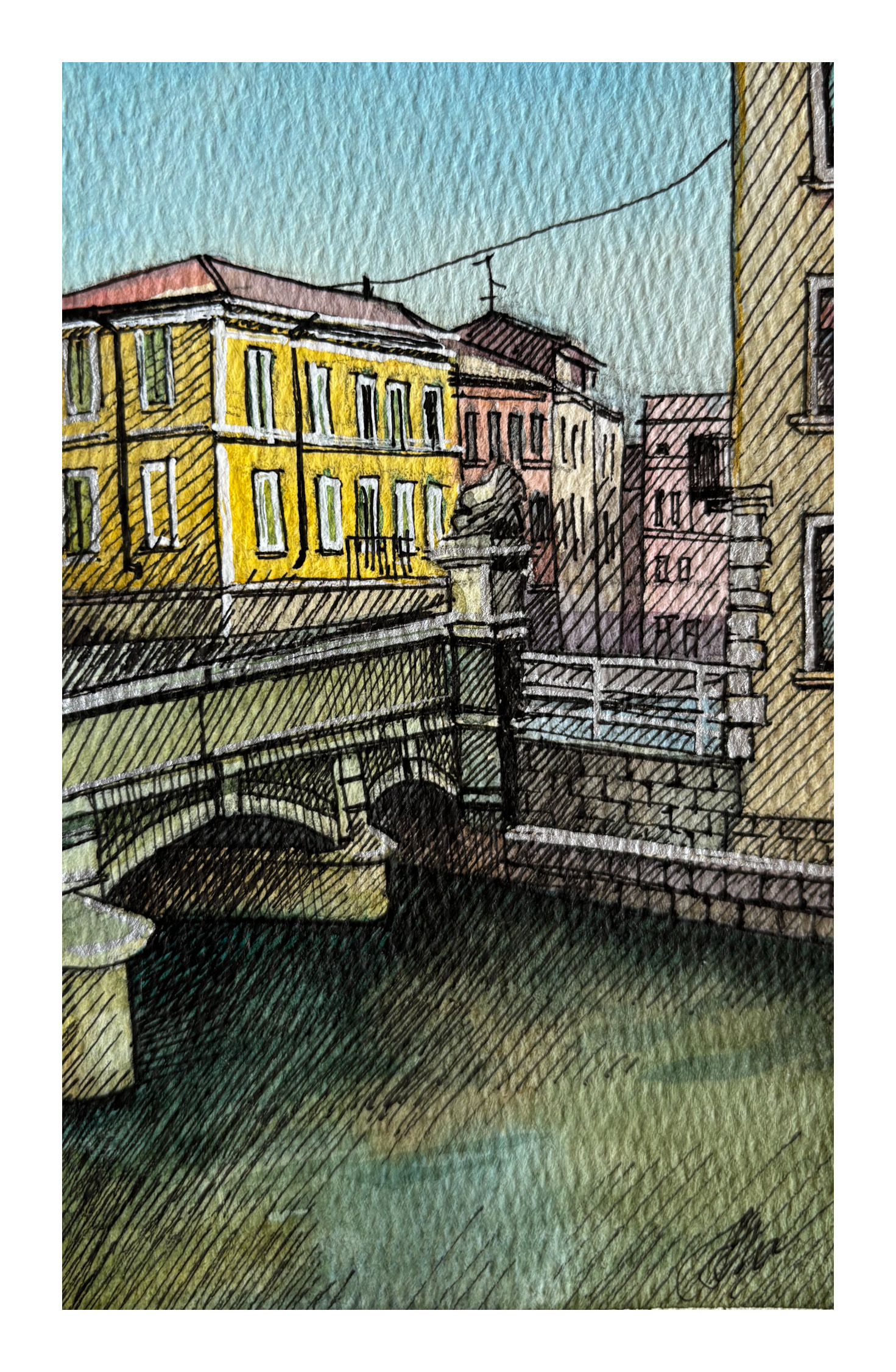 The Yellow House by the Canal