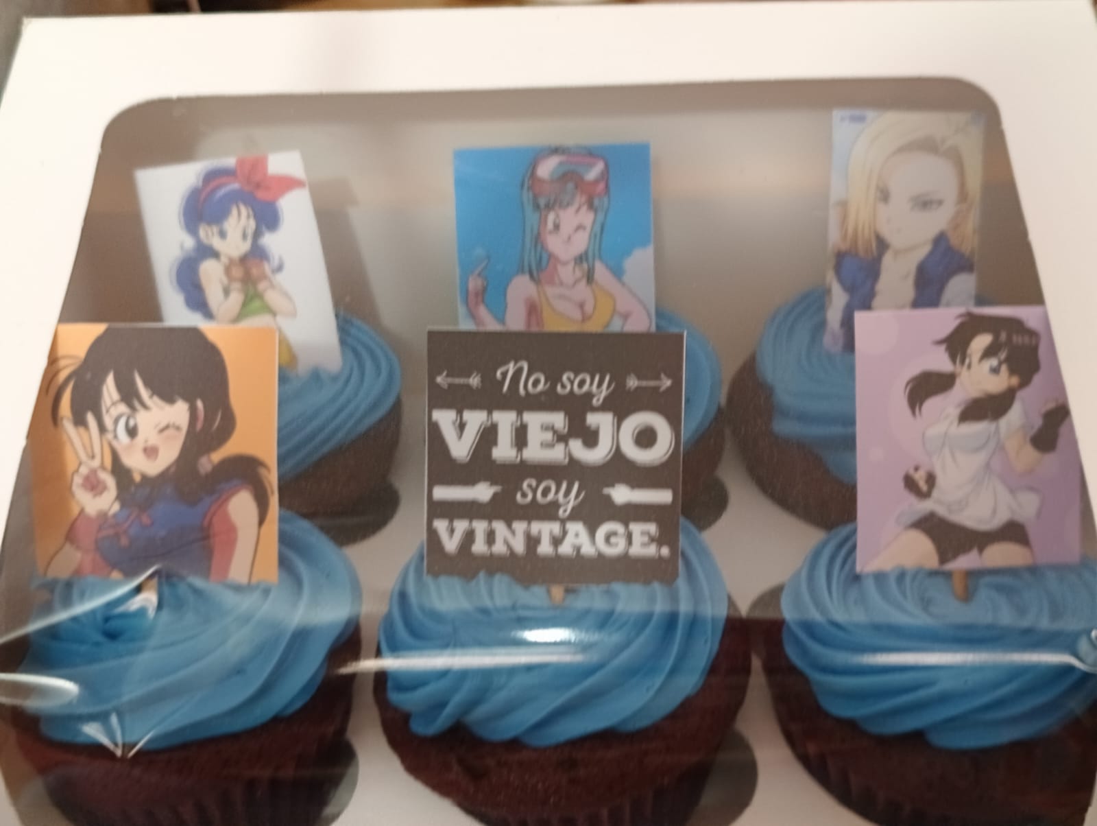 Cupcakes temáticos de anime