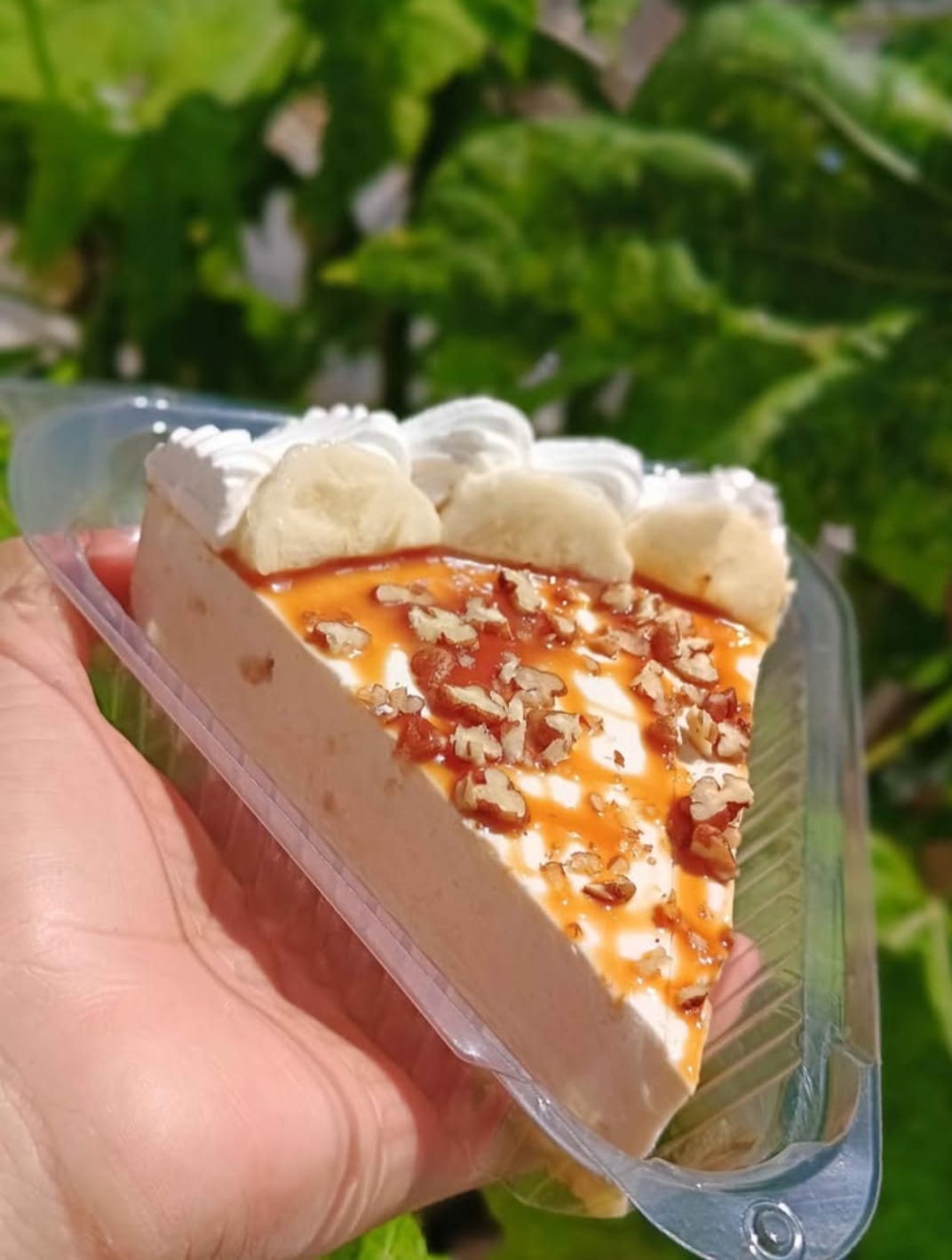 Pastel de plátano con caramelo