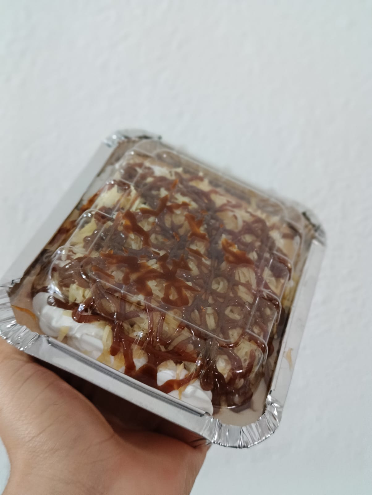 Mojadito de caramelo en charola