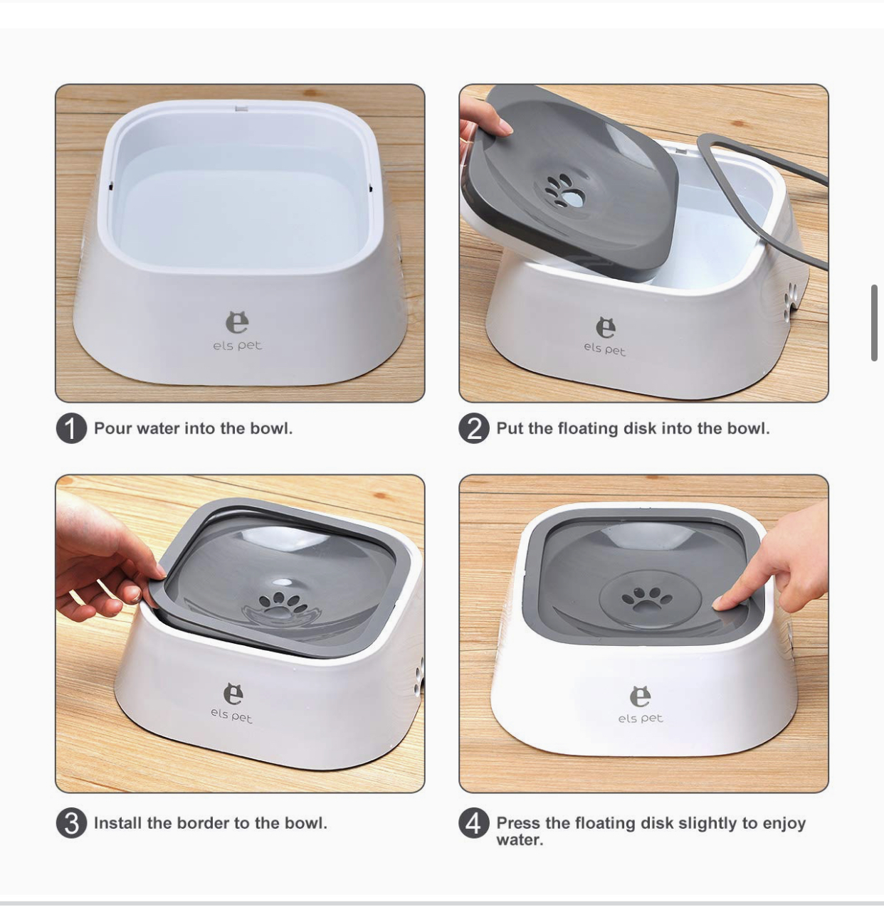 Gamelle anti-débordement