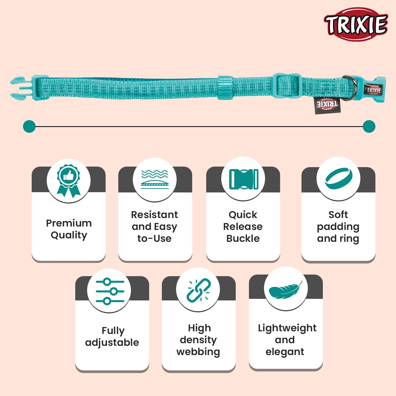 Collier pour chien Trixie M-L