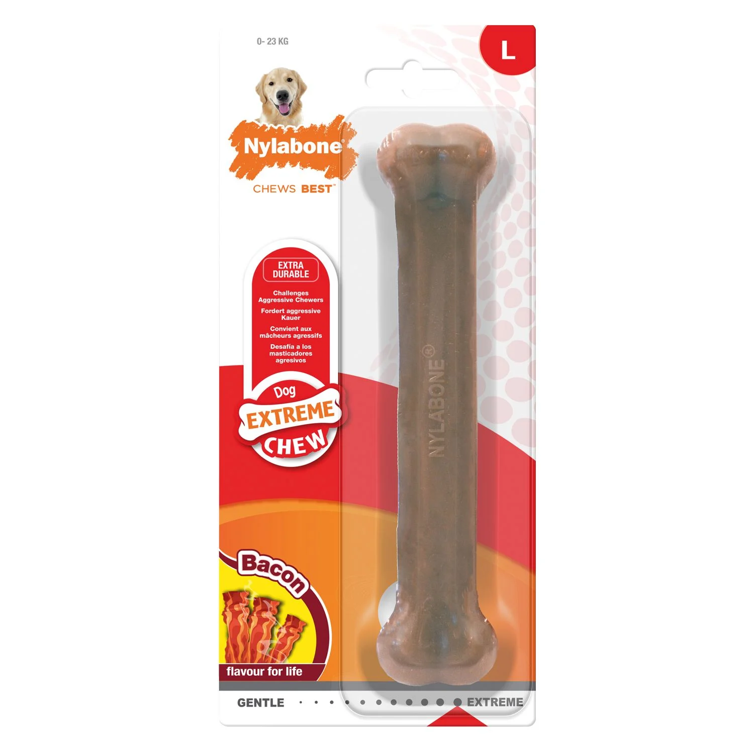 Nylabone Extreme chew : goût Bâcon