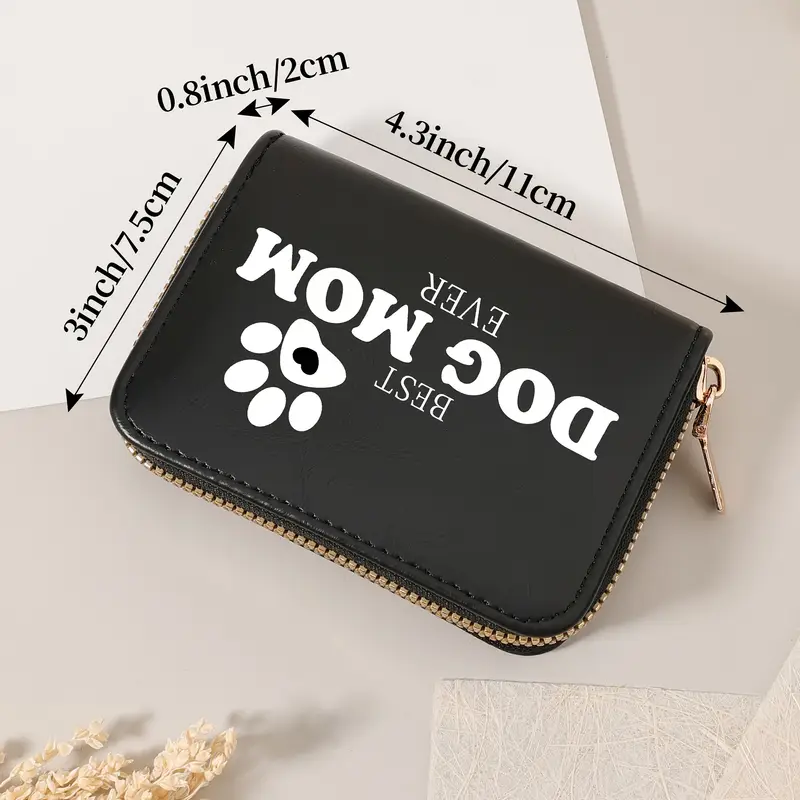 Portefeuille 'Best Dog Mom Ever'