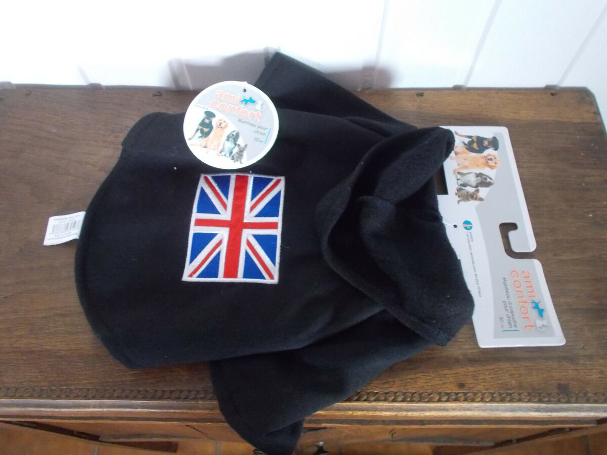 Manteau pour chien avec drapeau britannique