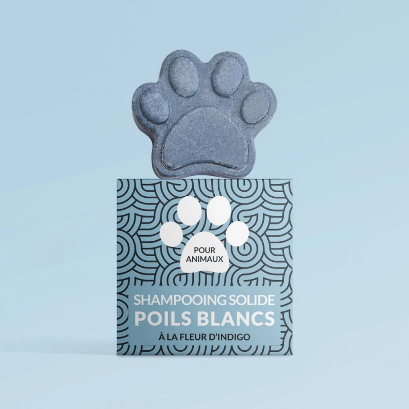  - SHAMPOOING SOLIDE POILS BLANC  NAIOMY