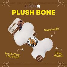 Os en peluche en laine d'agneau AFP