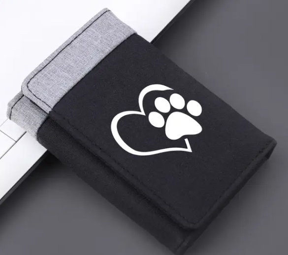 Porte-cartes à motif patte