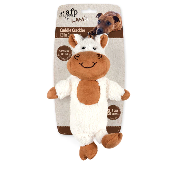 Peluche sonore pour chiot