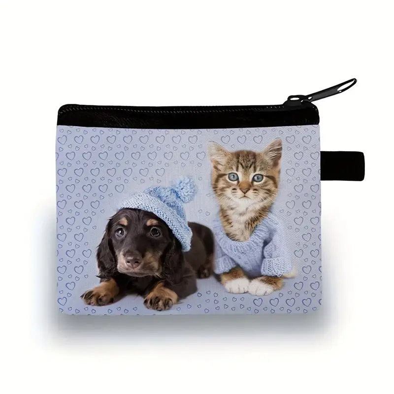 Pochette à motif chien