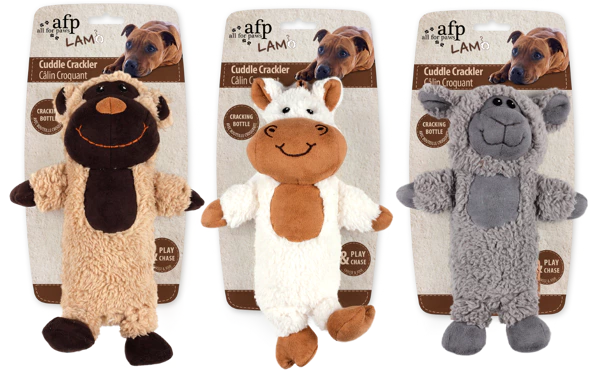 Peluche sonore pour chiot