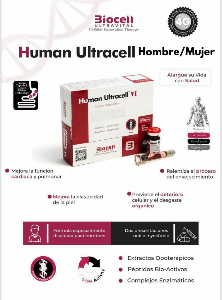HUMAN ULTRACELL MUJER / inyectable