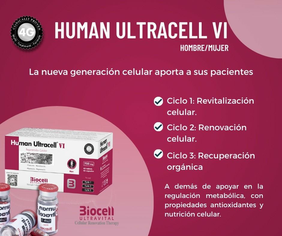 HUMAN ULTRACELL HOMBRE/ inyectable