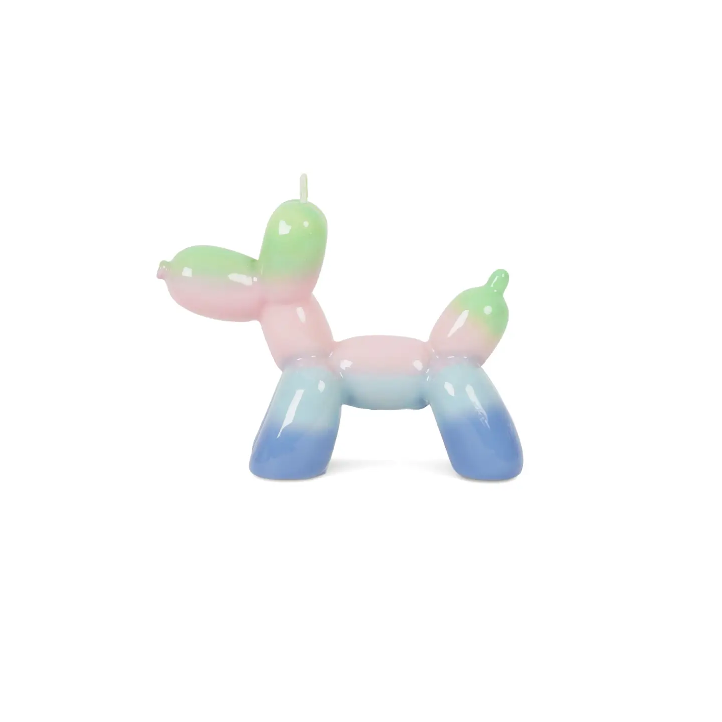 Bougie en forme de chien en ballon