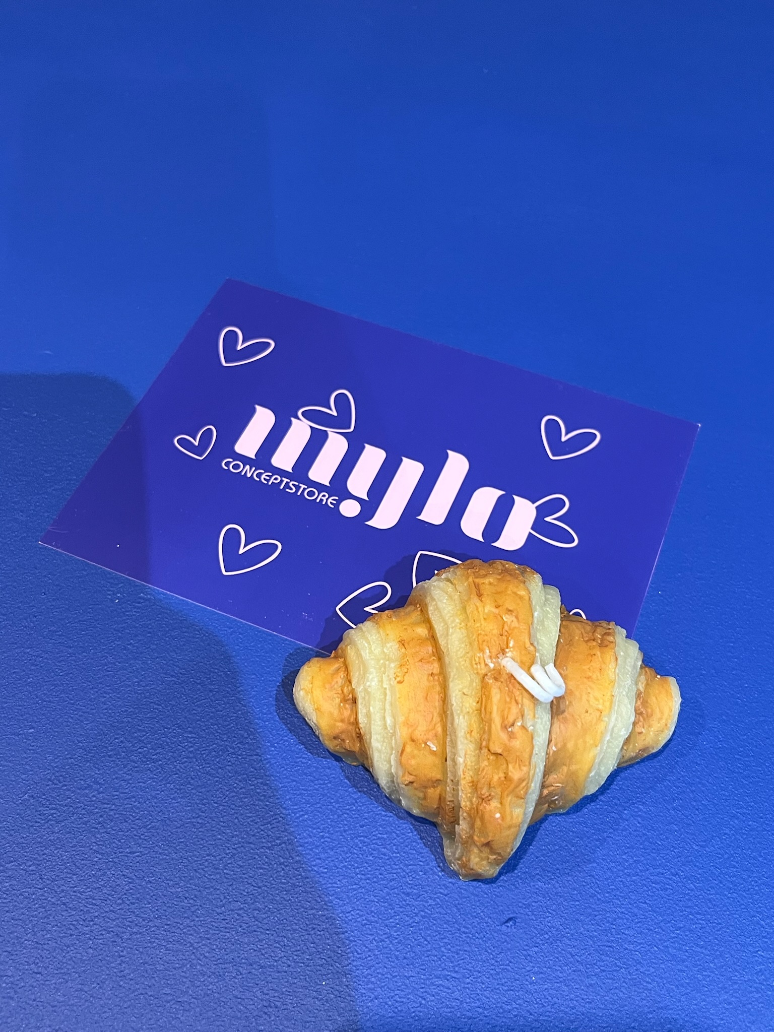 Bougie en forme de croissant