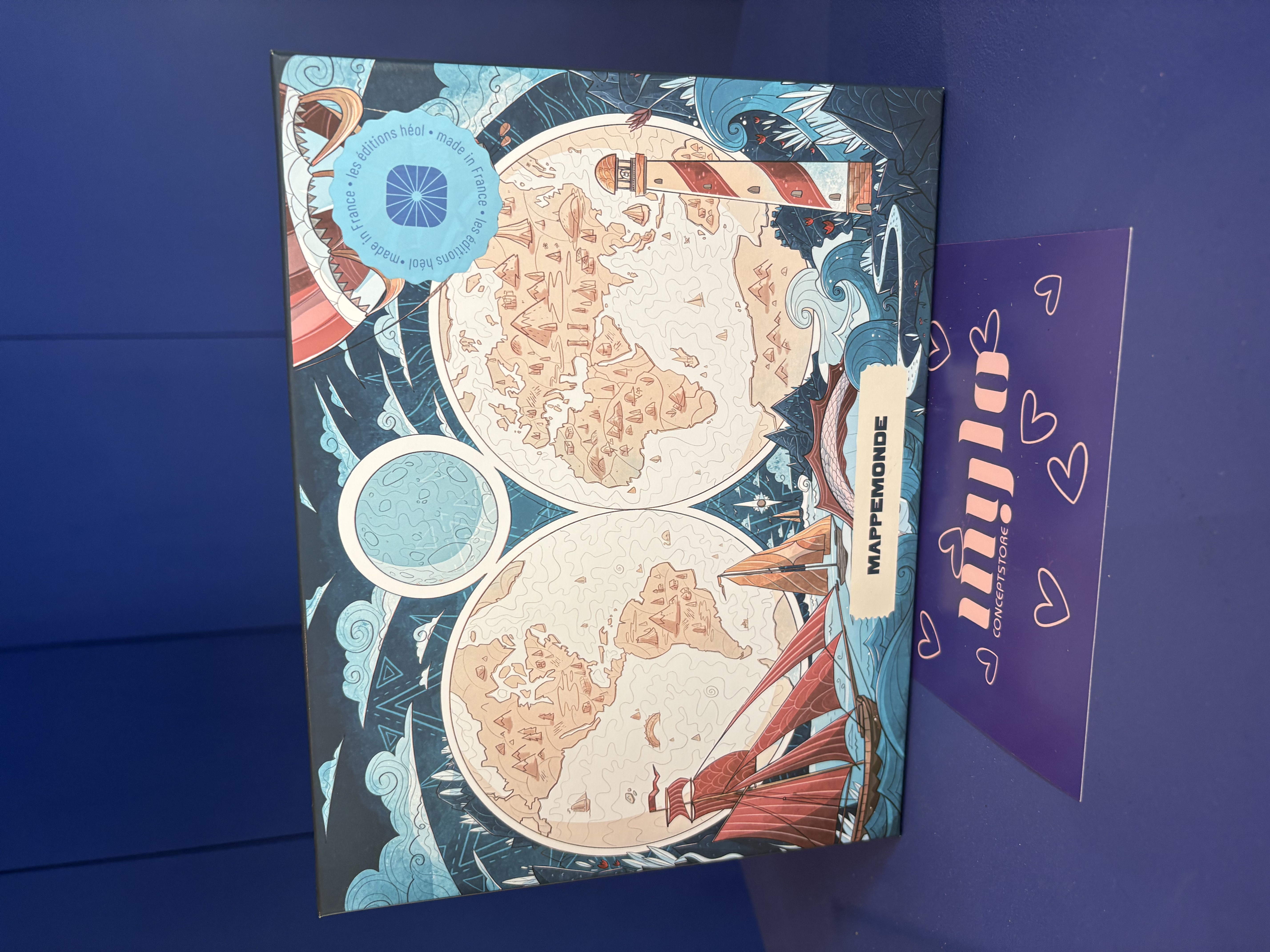 Puzzle Mappemonde - Les éditions Heol - 1000 pièces