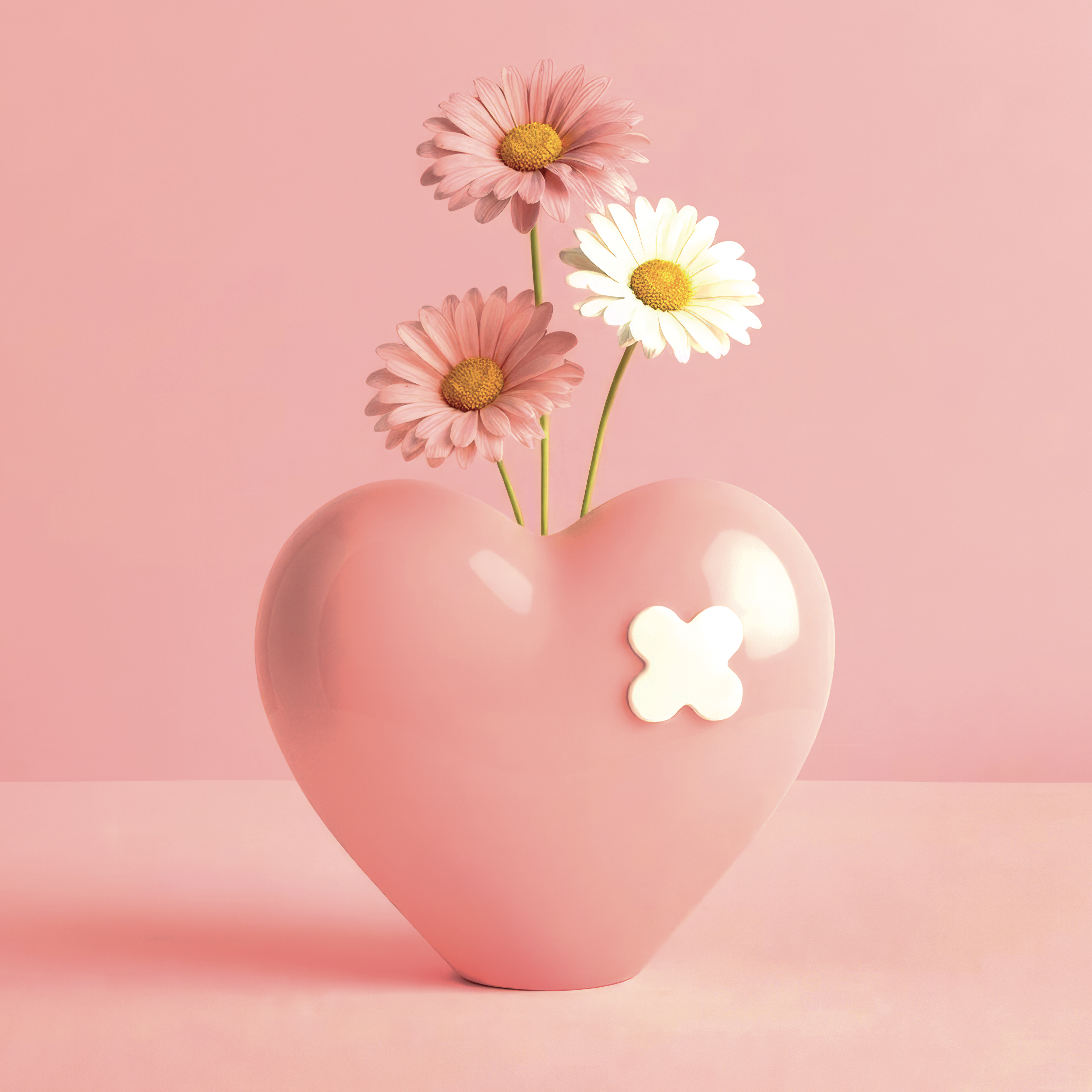 Vase COEUR Pansement