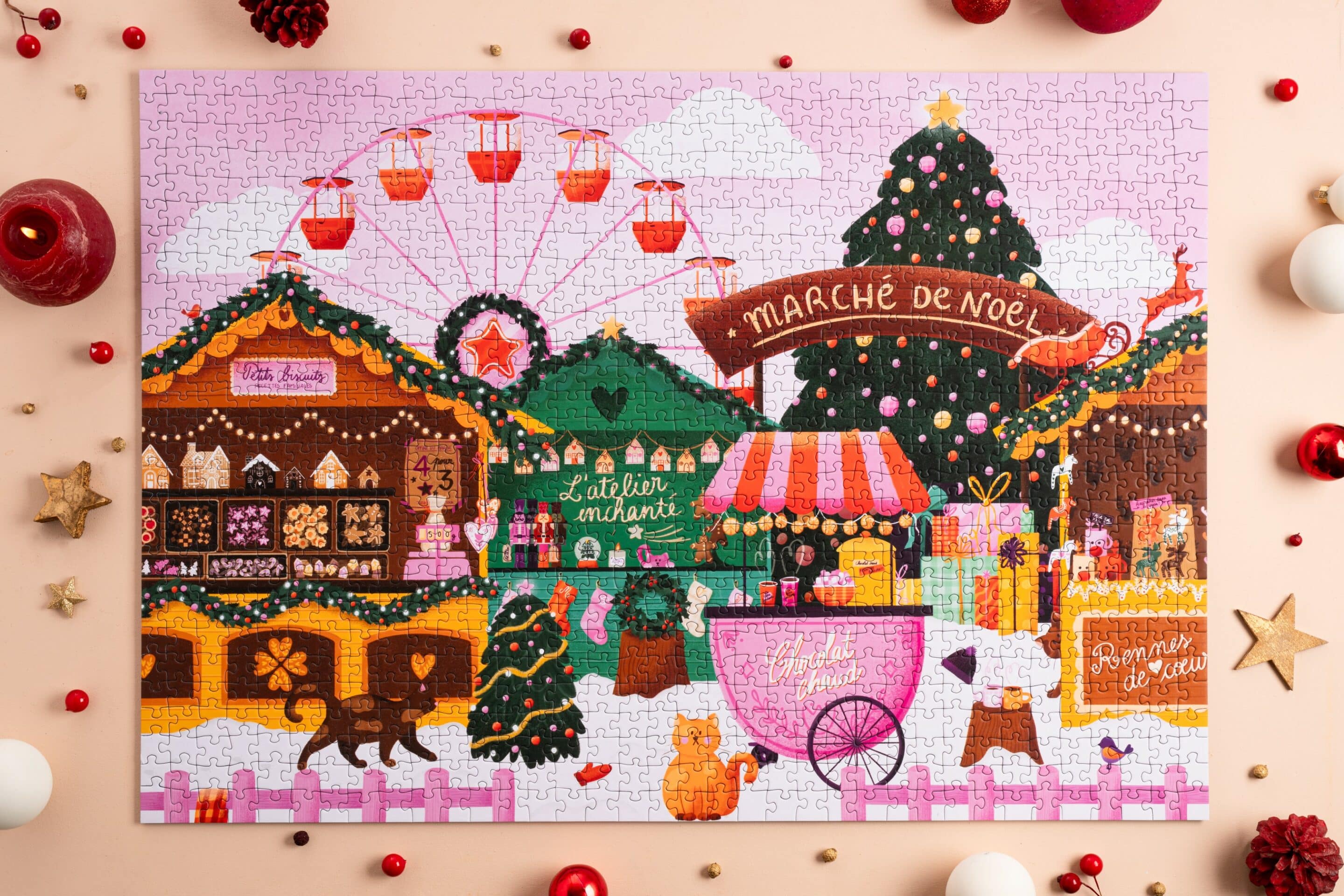 Puzzle Marché de Noël