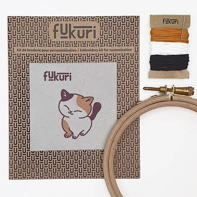 Kit de broderie Chat Kawaii