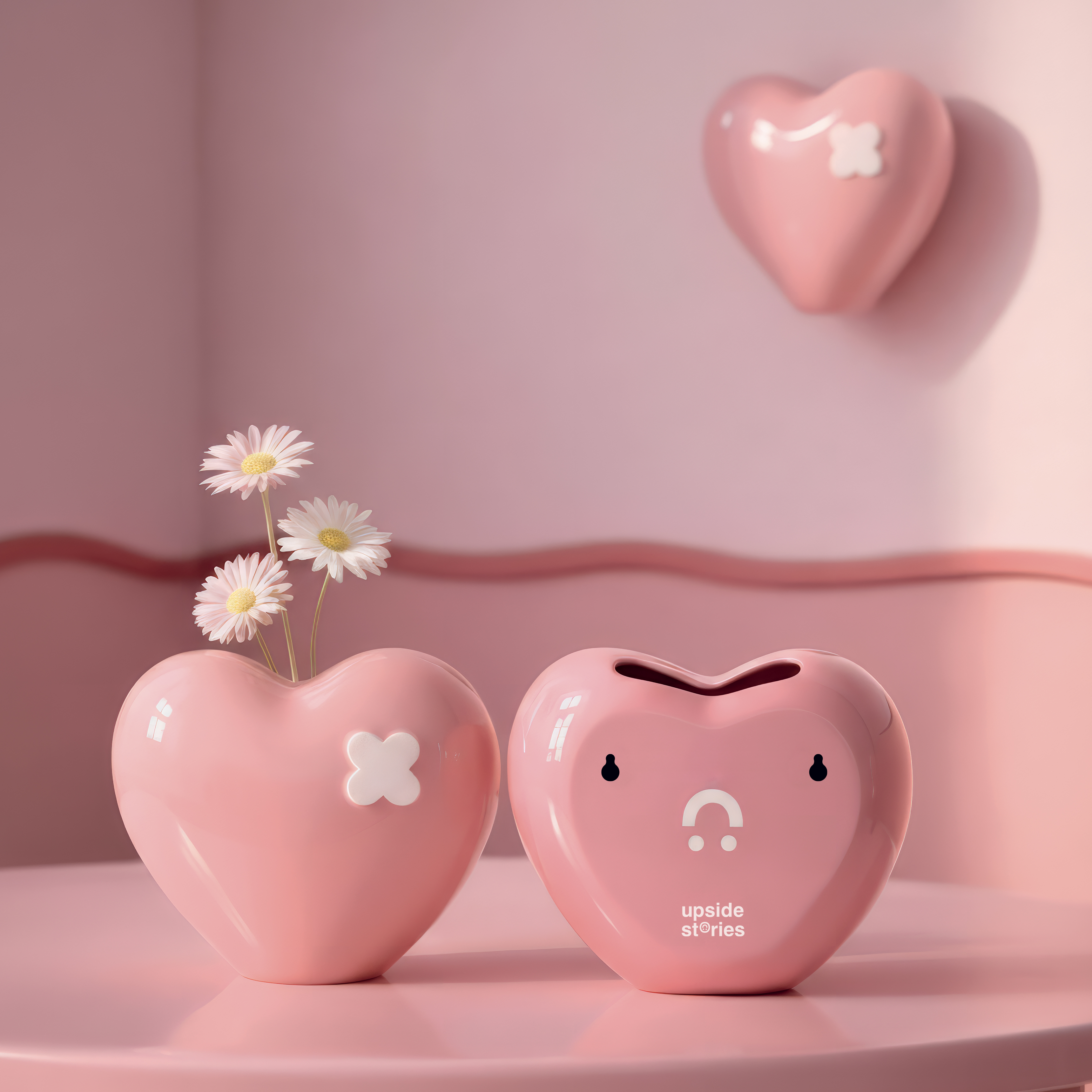 Vase COEUR Pansement