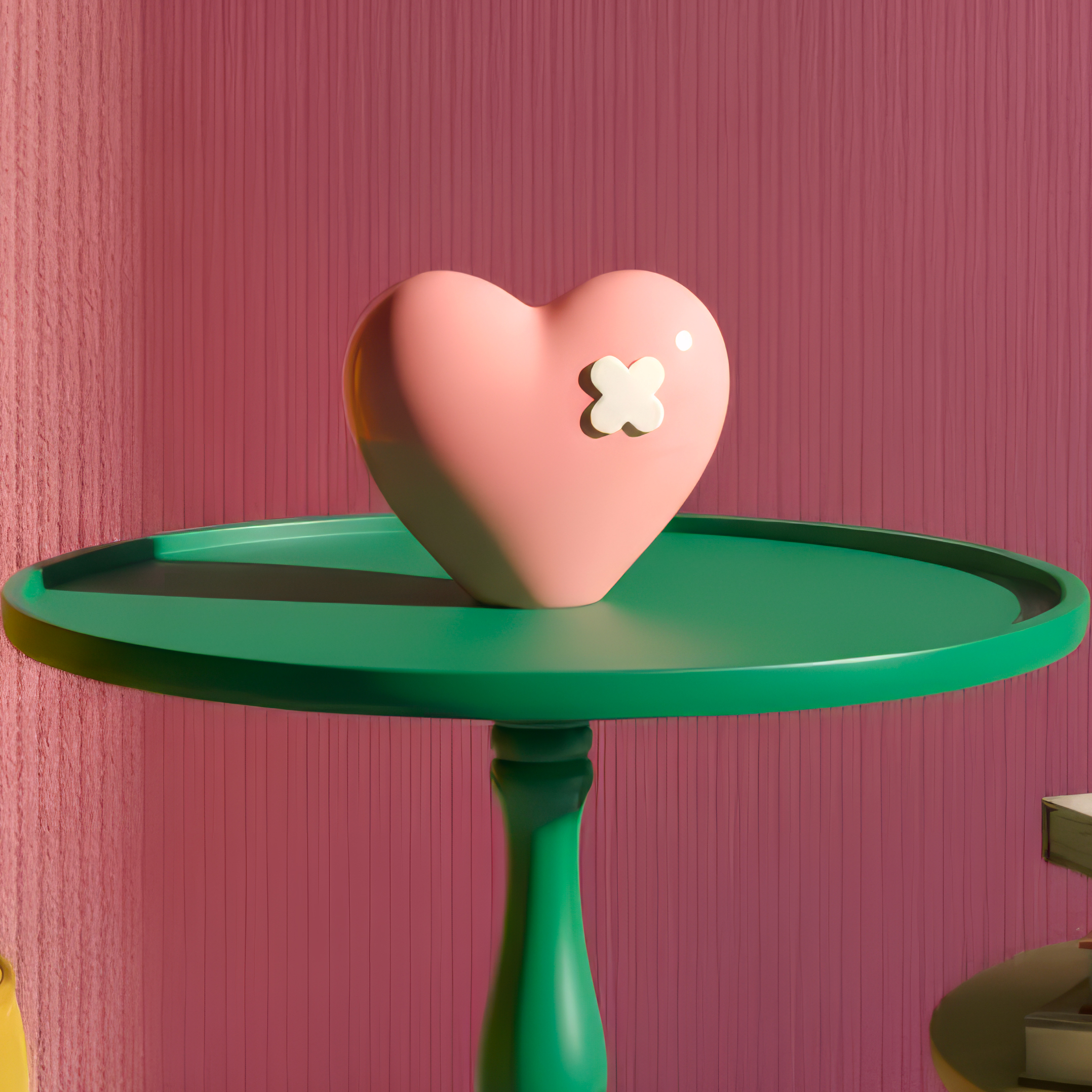 Vase COEUR Pansement