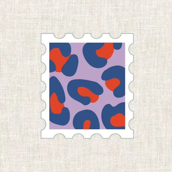 Kit Broderie Timbre Léopard