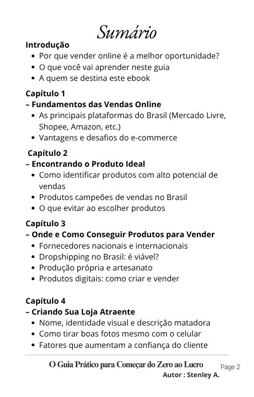 Guia Pratico de Vendas Online